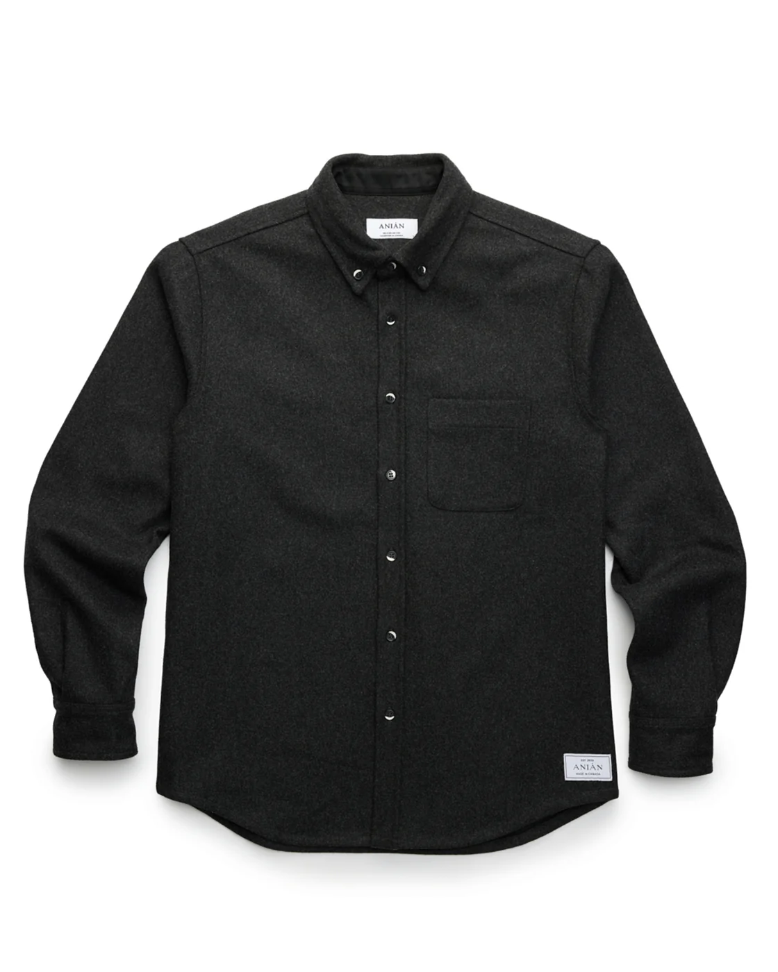 The Modern Melton Wool Shirt (600GSM) - Image 10