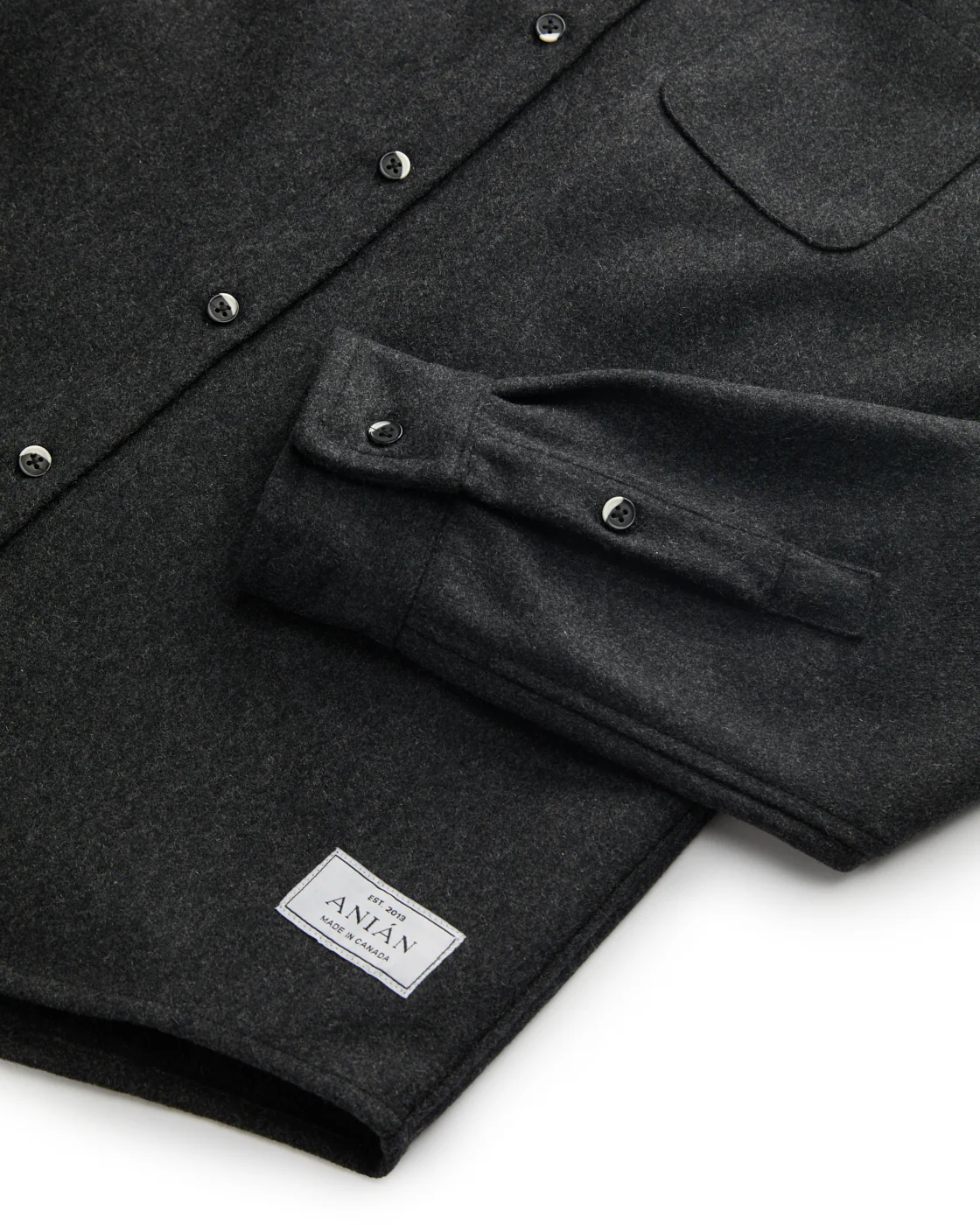 The Modern Melton Wool Shirt (600GSM) - Image 15