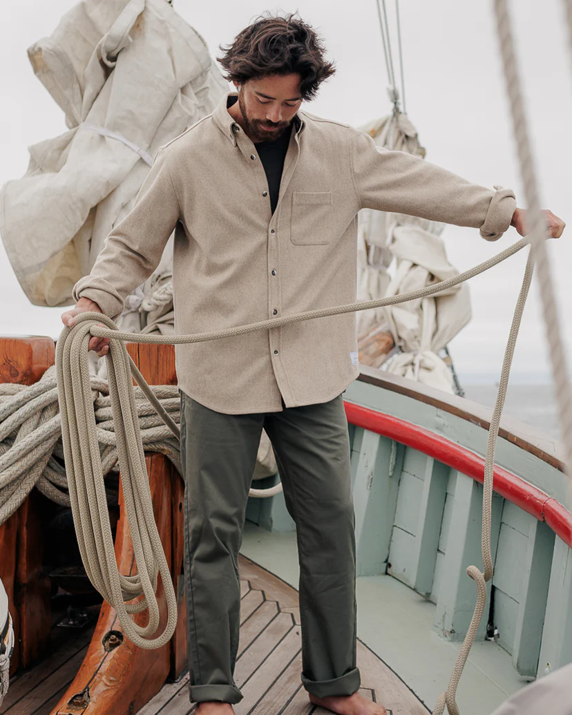 The Modern Melton Wool Shirt (600GSM) - Image 17