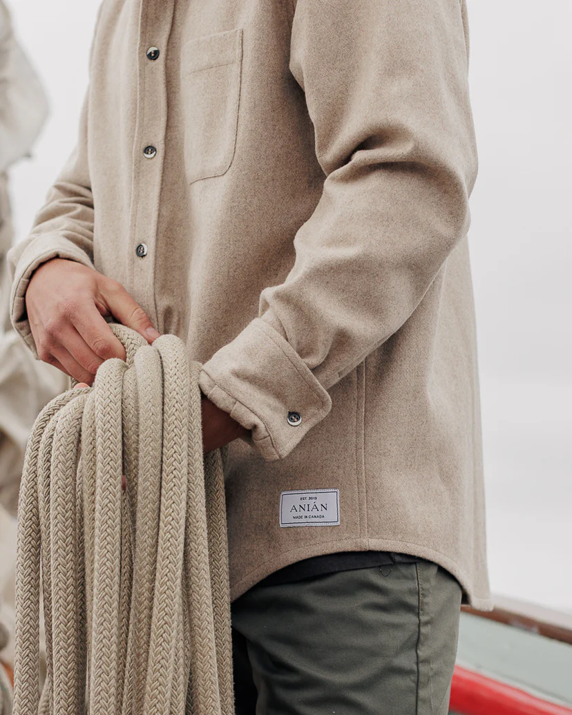 The Modern Melton Wool Shirt (600GSM) - Image 19