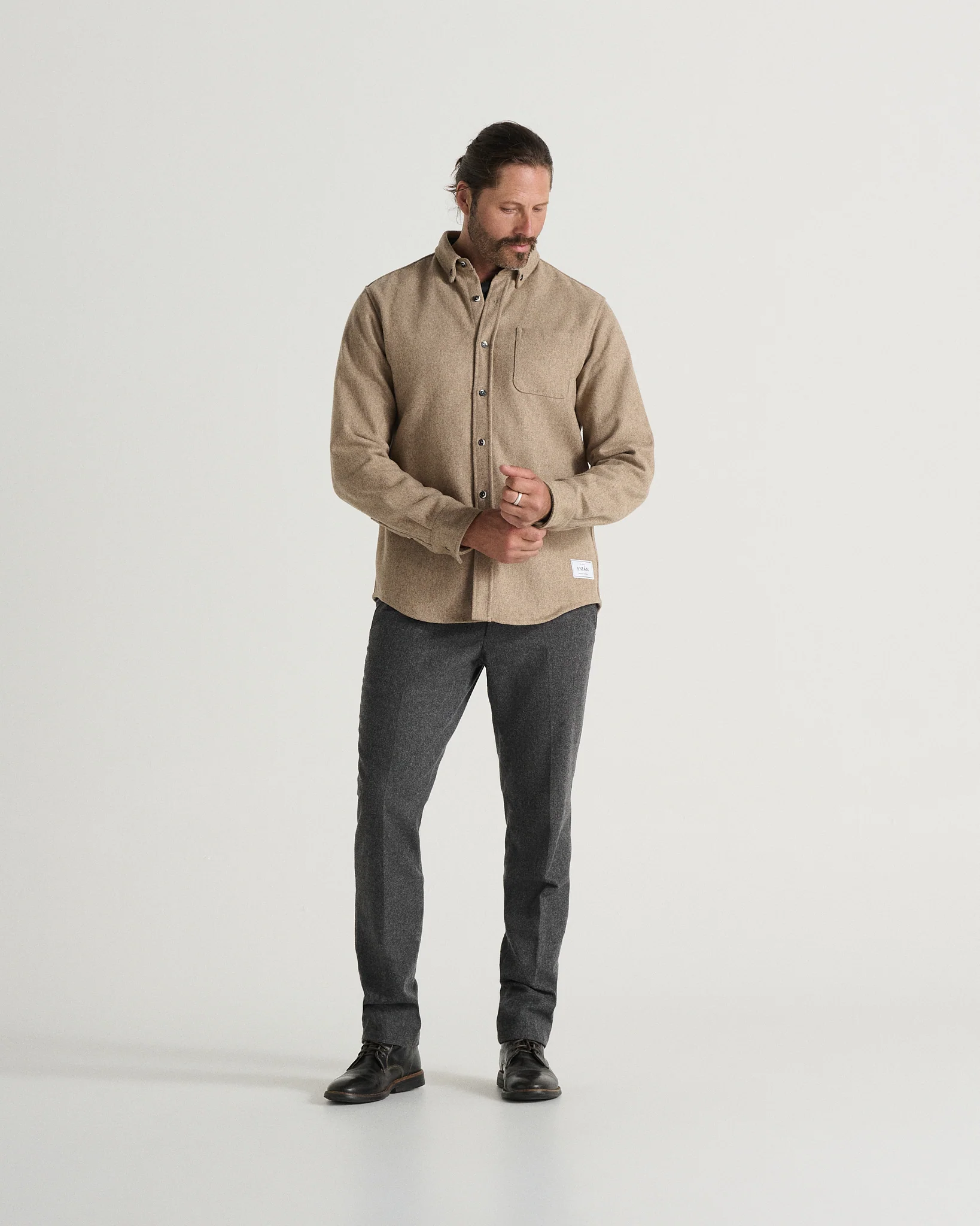 The Modern Melton Wool Shirt (600GSM) - Image 23