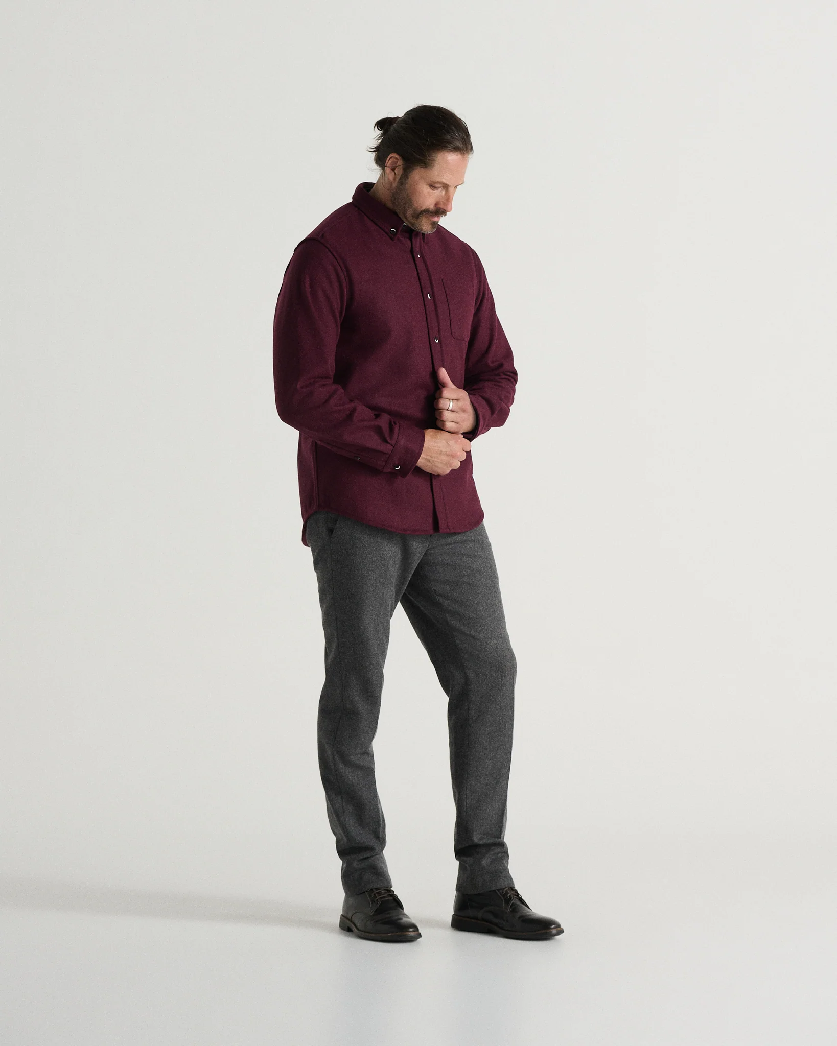 The Modern Melton Wool Shirt (600GSM) - Image 27