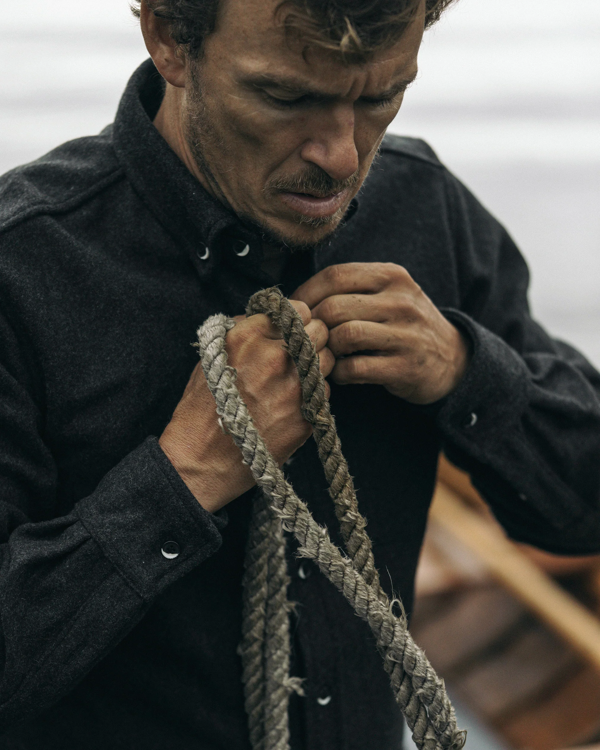 The Modern Melton Wool Shirt (600GSM) - Image 3