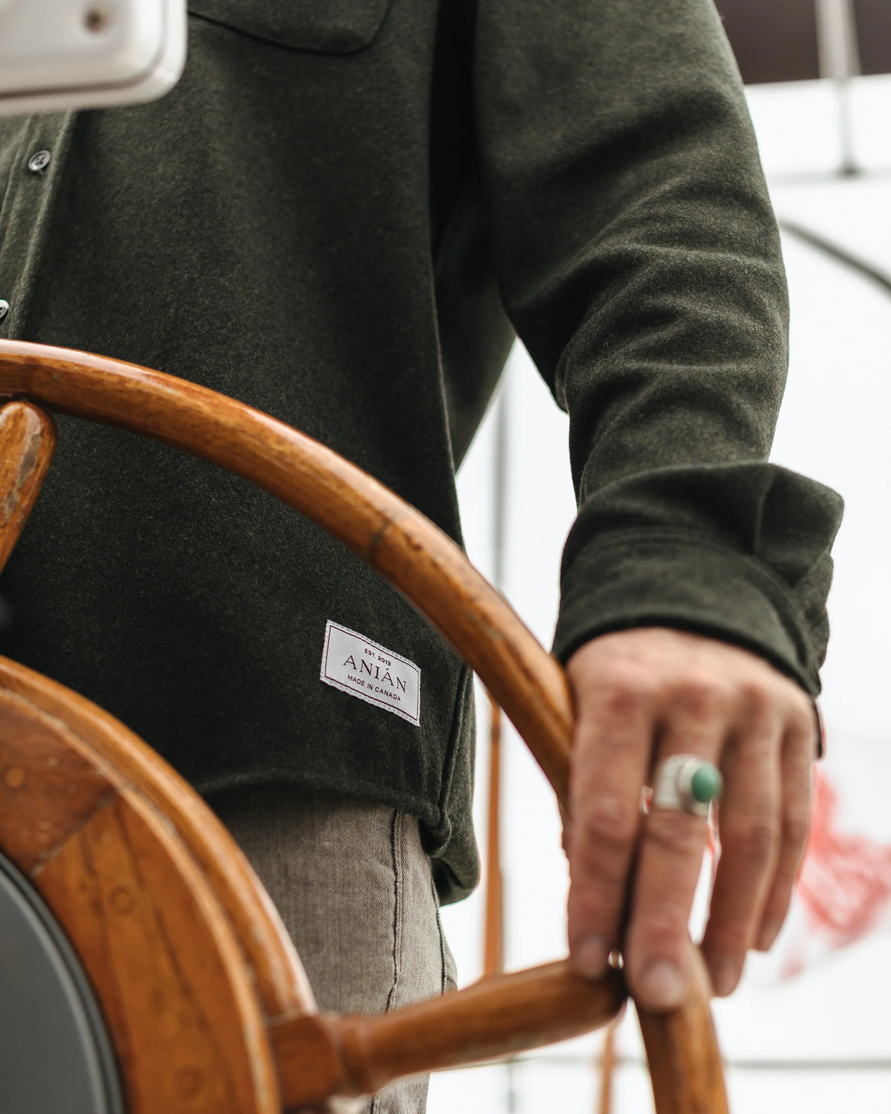 The Modern Melton Wool Shirt (600GSM) - Image 47