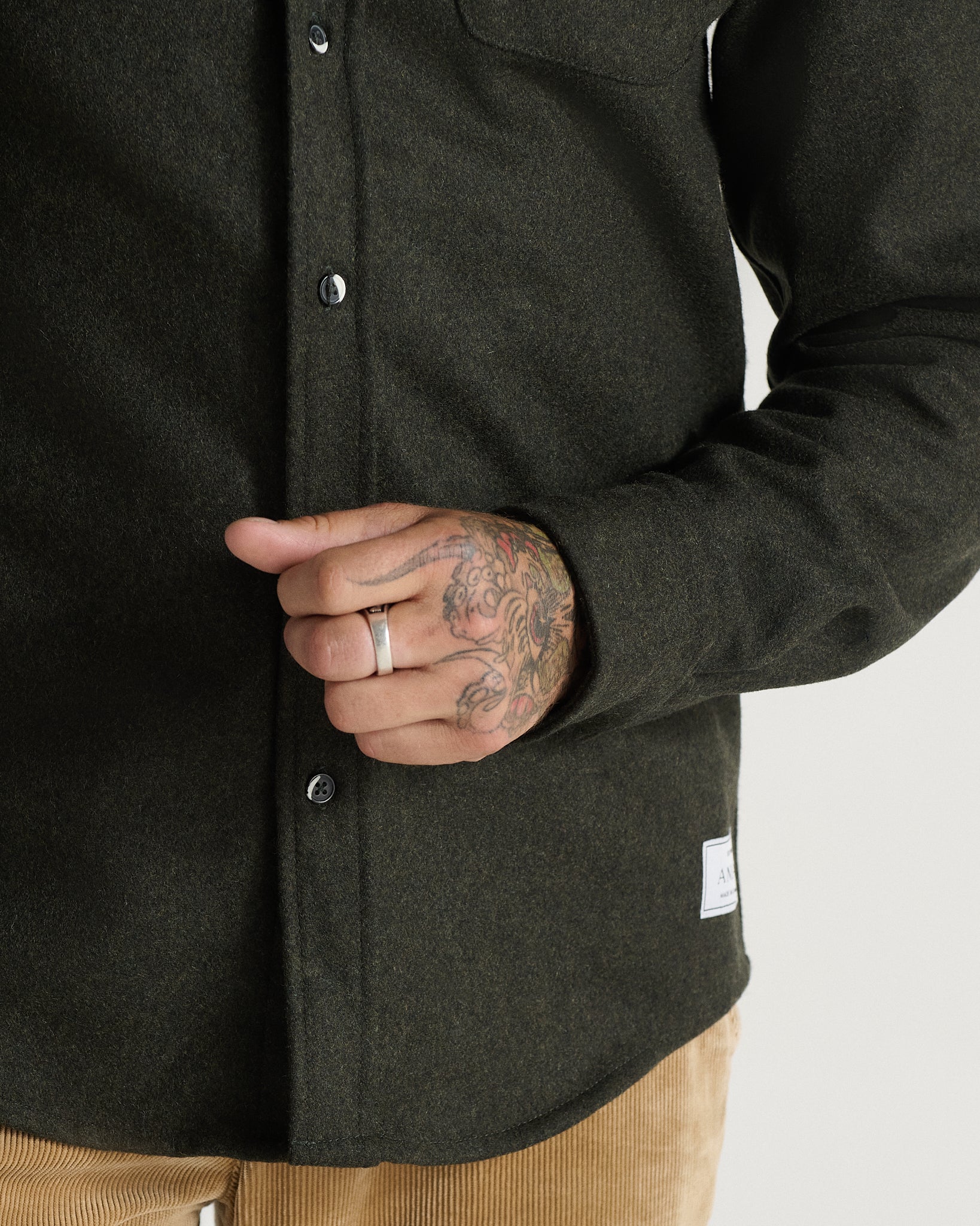 The Modern Melton Wool Shirt (600GSM) - Image 52