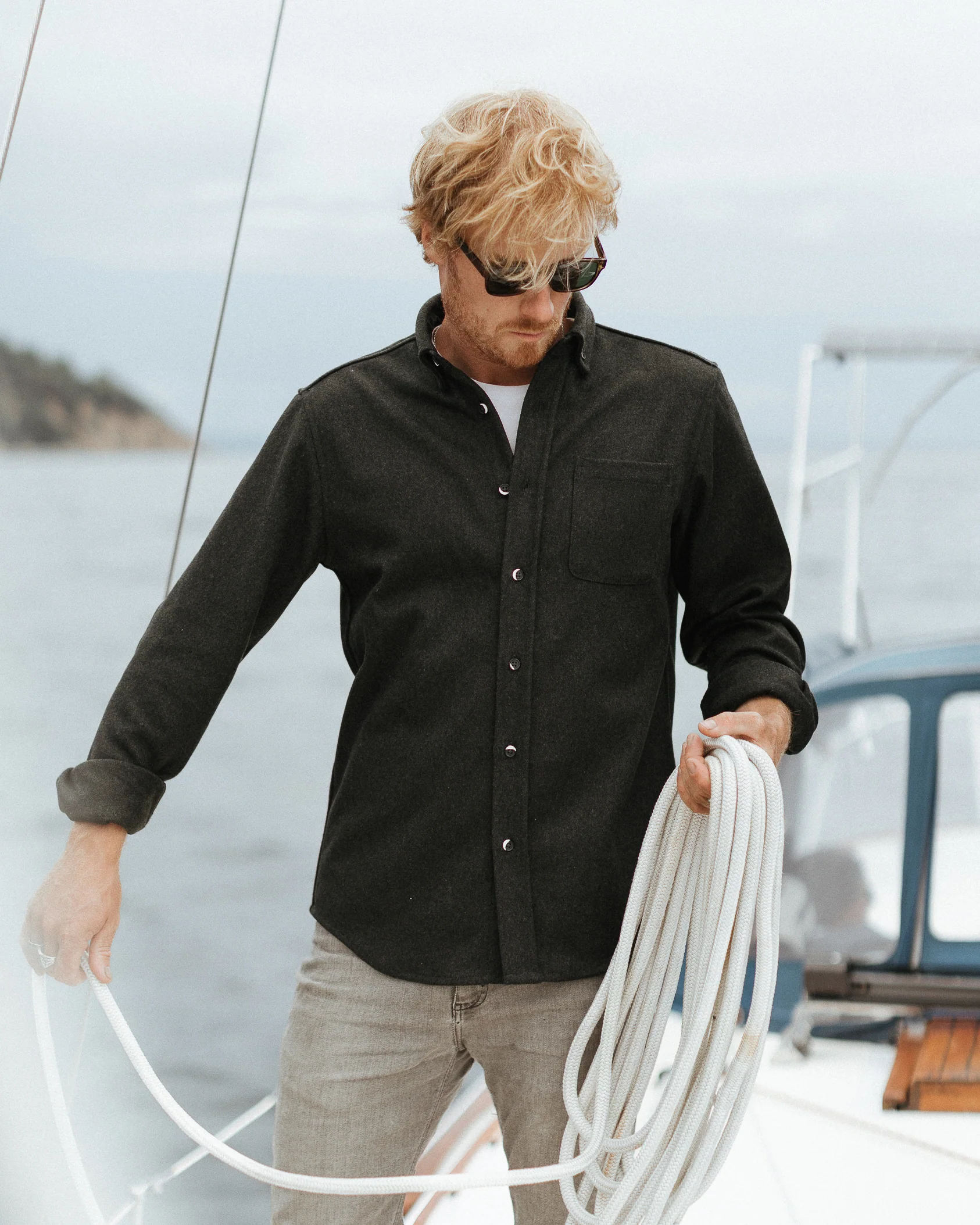 The Modern Melton Wool Shirt (600GSM) - Image 53