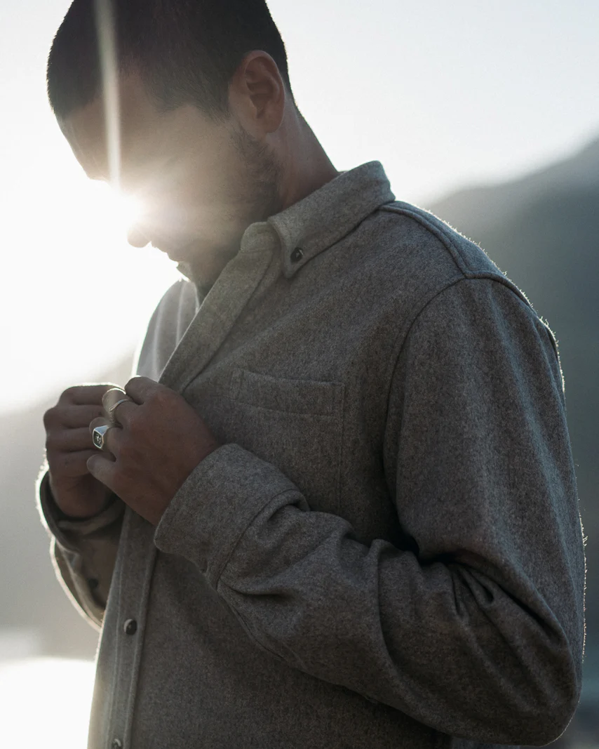 The Modern Melton Wool Shirt (600GSM) - Image 57