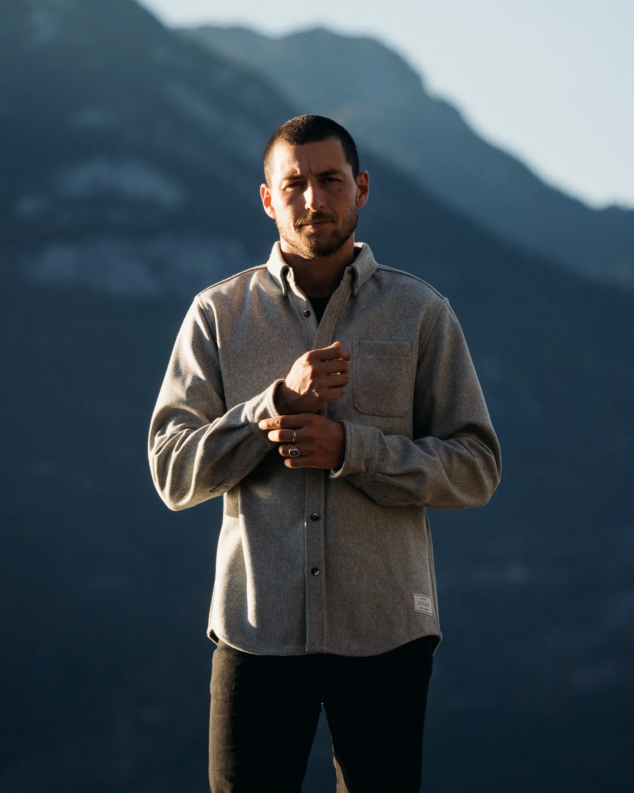 The Modern Melton Wool Shirt (600GSM) - Image 59