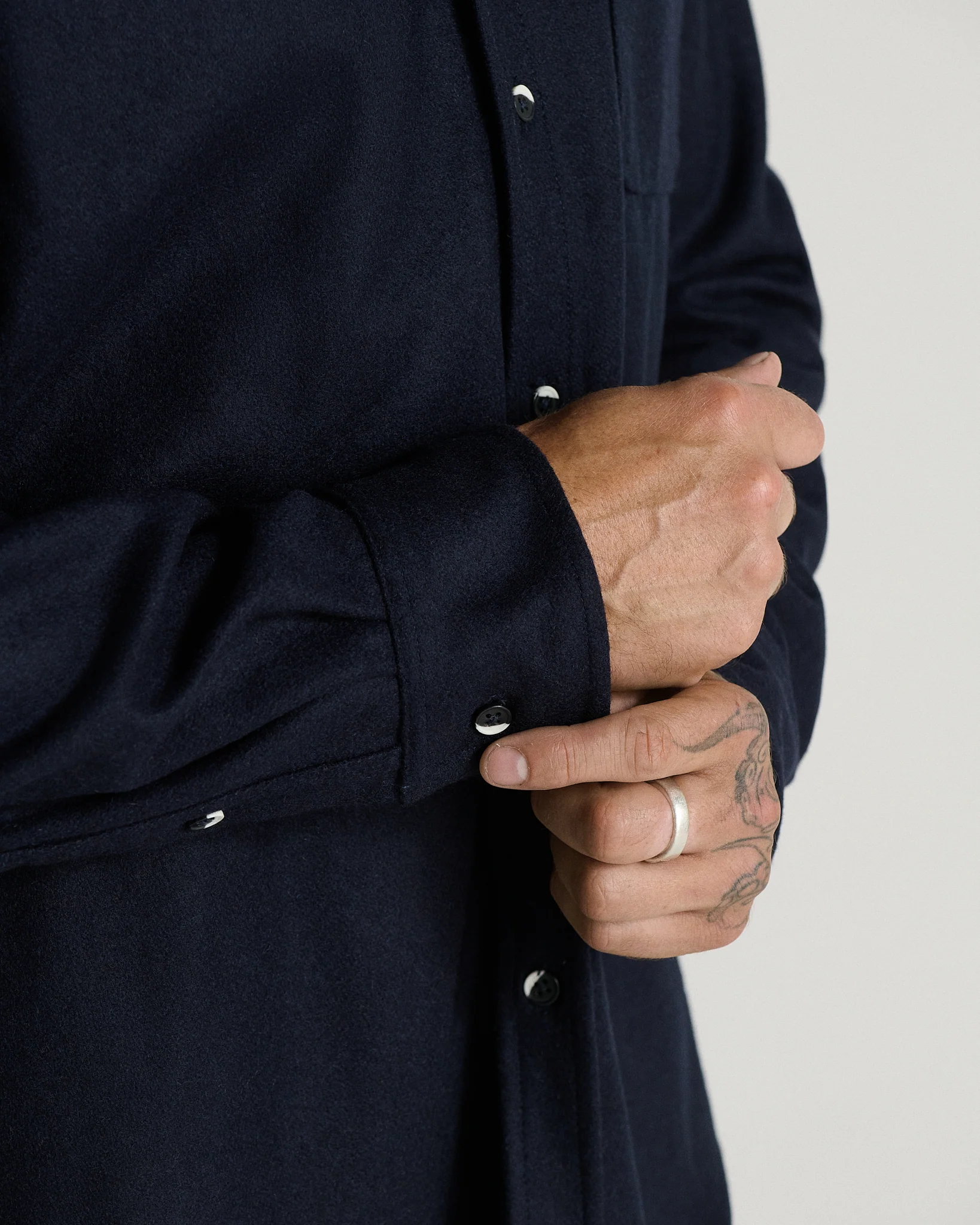 The Modern Melton Wool Shirt (600GSM) - Image 64