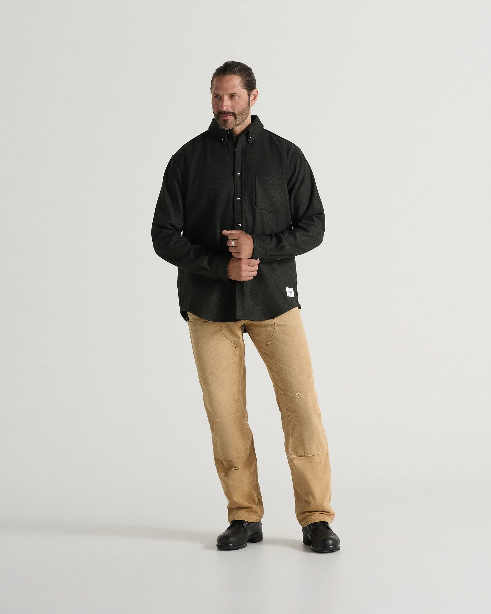 The Modern Melton Wool Shirt (600GSM) - Image 68