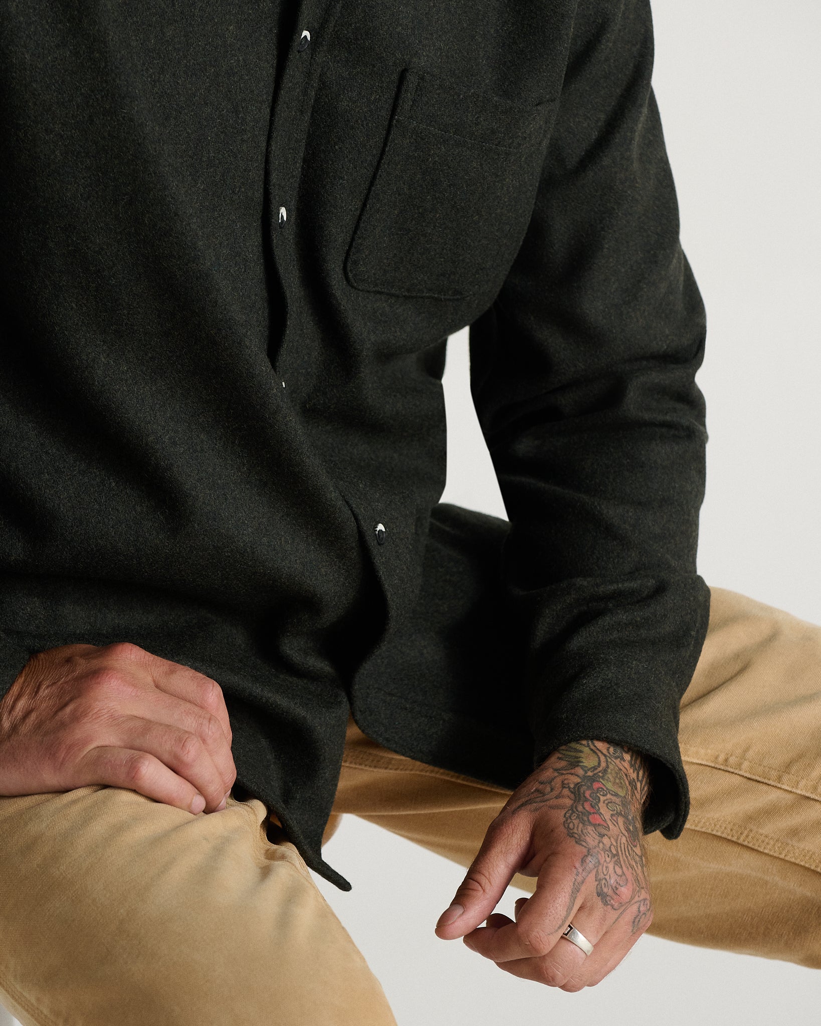 The Modern Melton Wool Shirt (600GSM) - Image 69