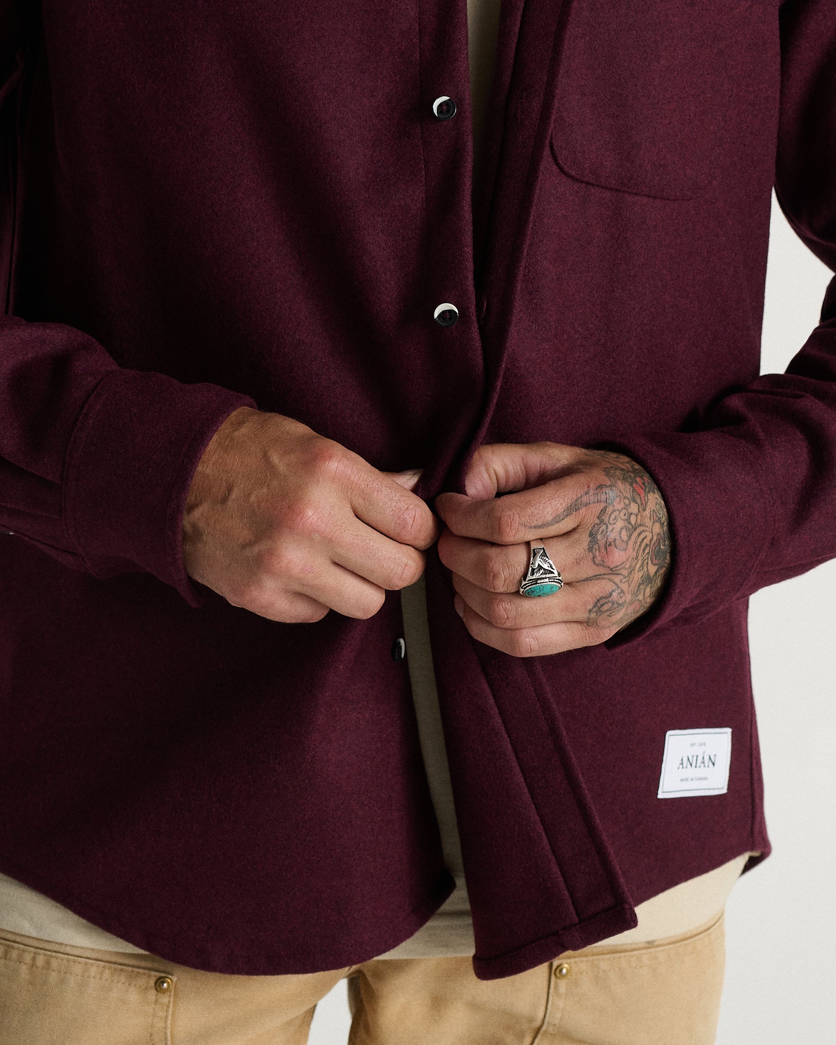 The Modern Melton Wool Shirt (600GSM) - Image 74