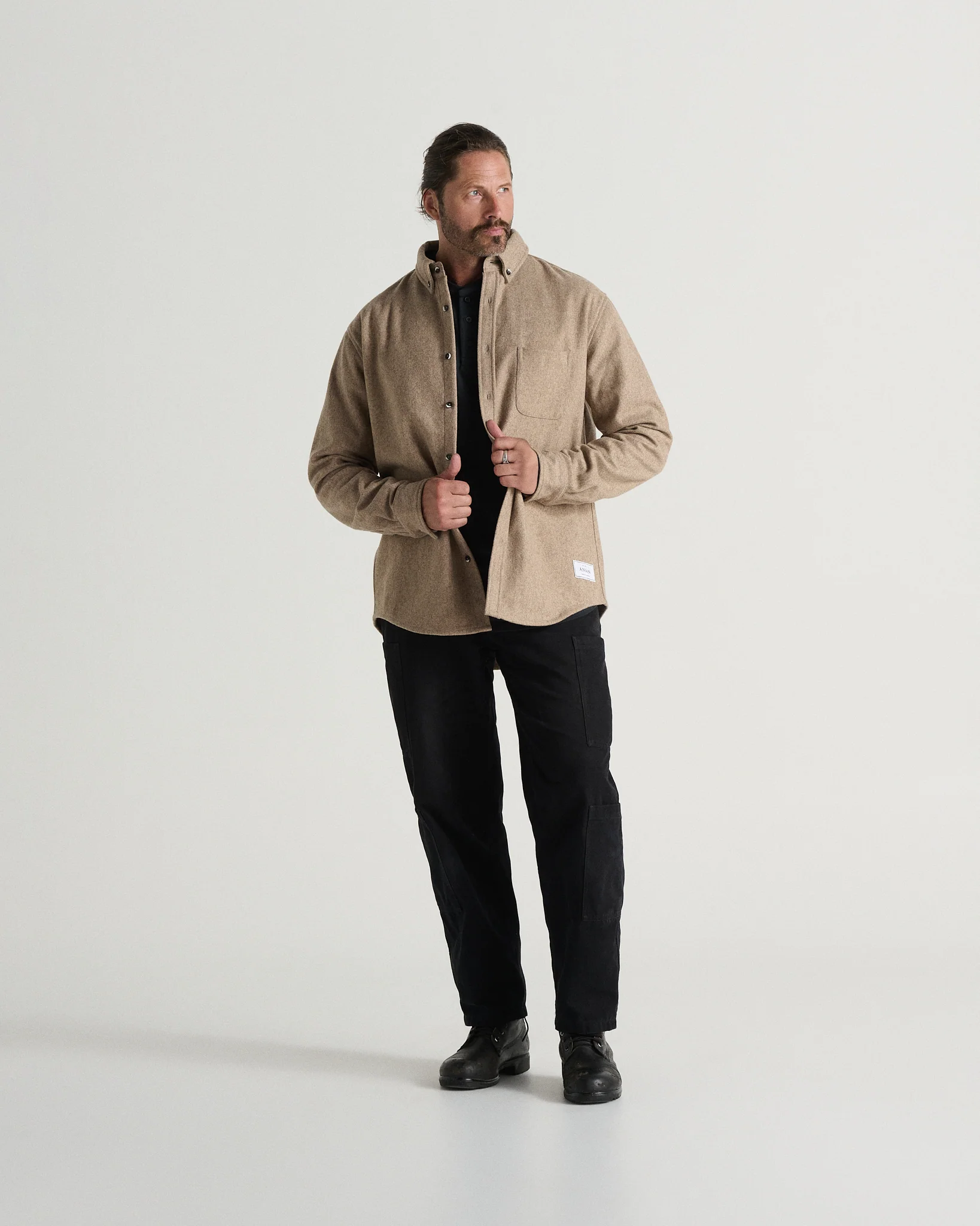 The Modern Melton Wool Shirt (600GSM) - Image 80