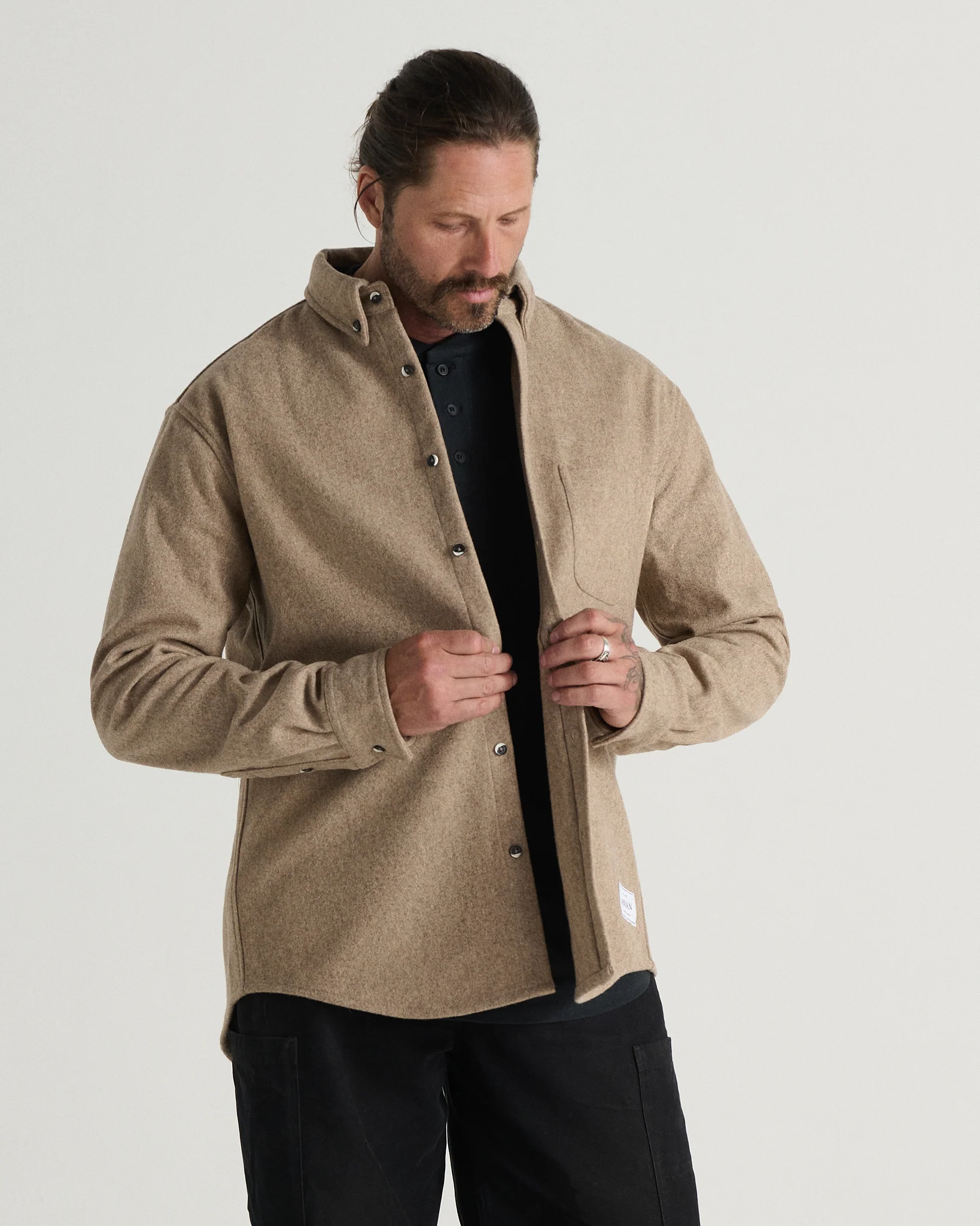 The Modern Melton Wool Shirt (600GSM) - Image 82