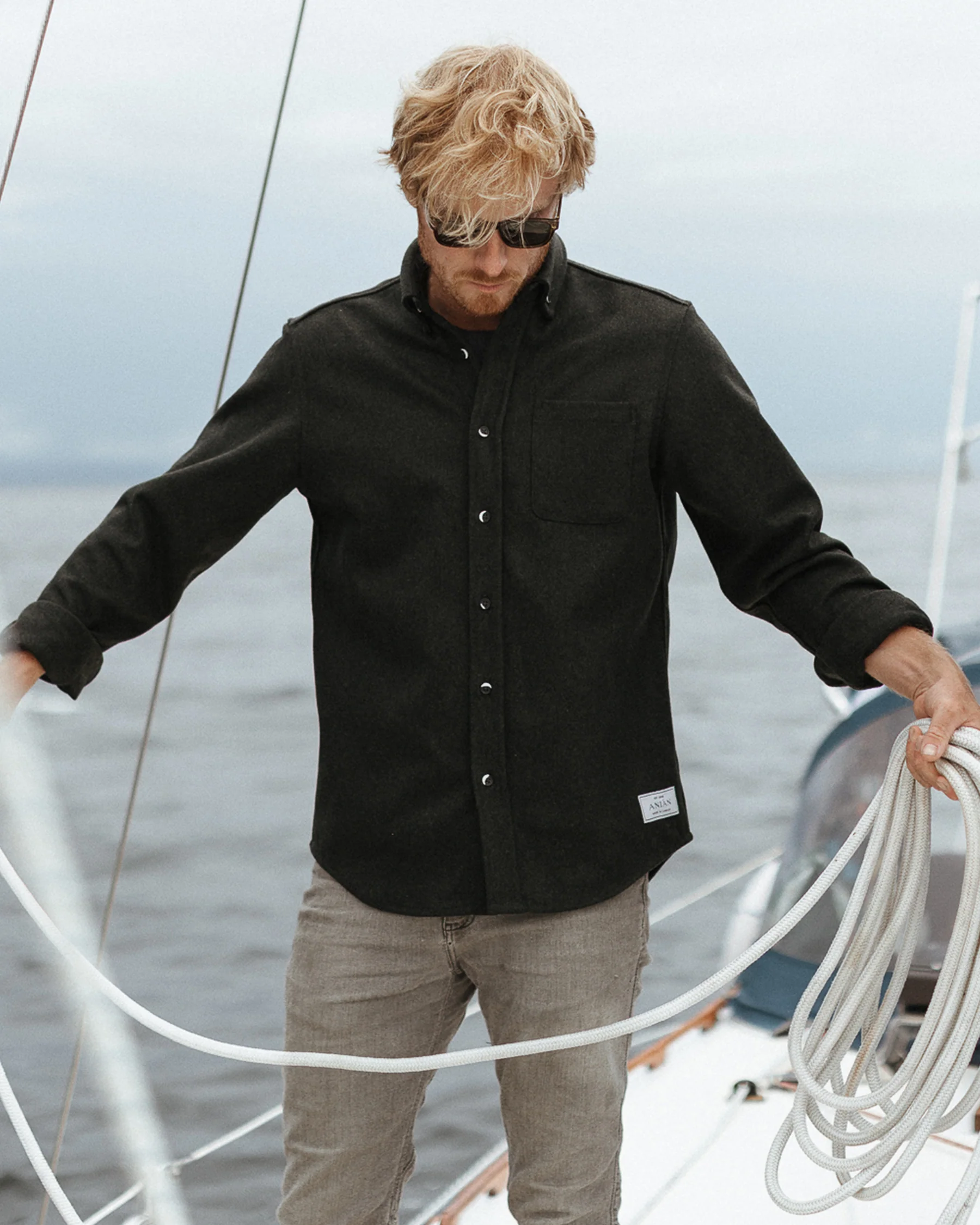 Lightweight Melton Wool (400GSM) - Image 4