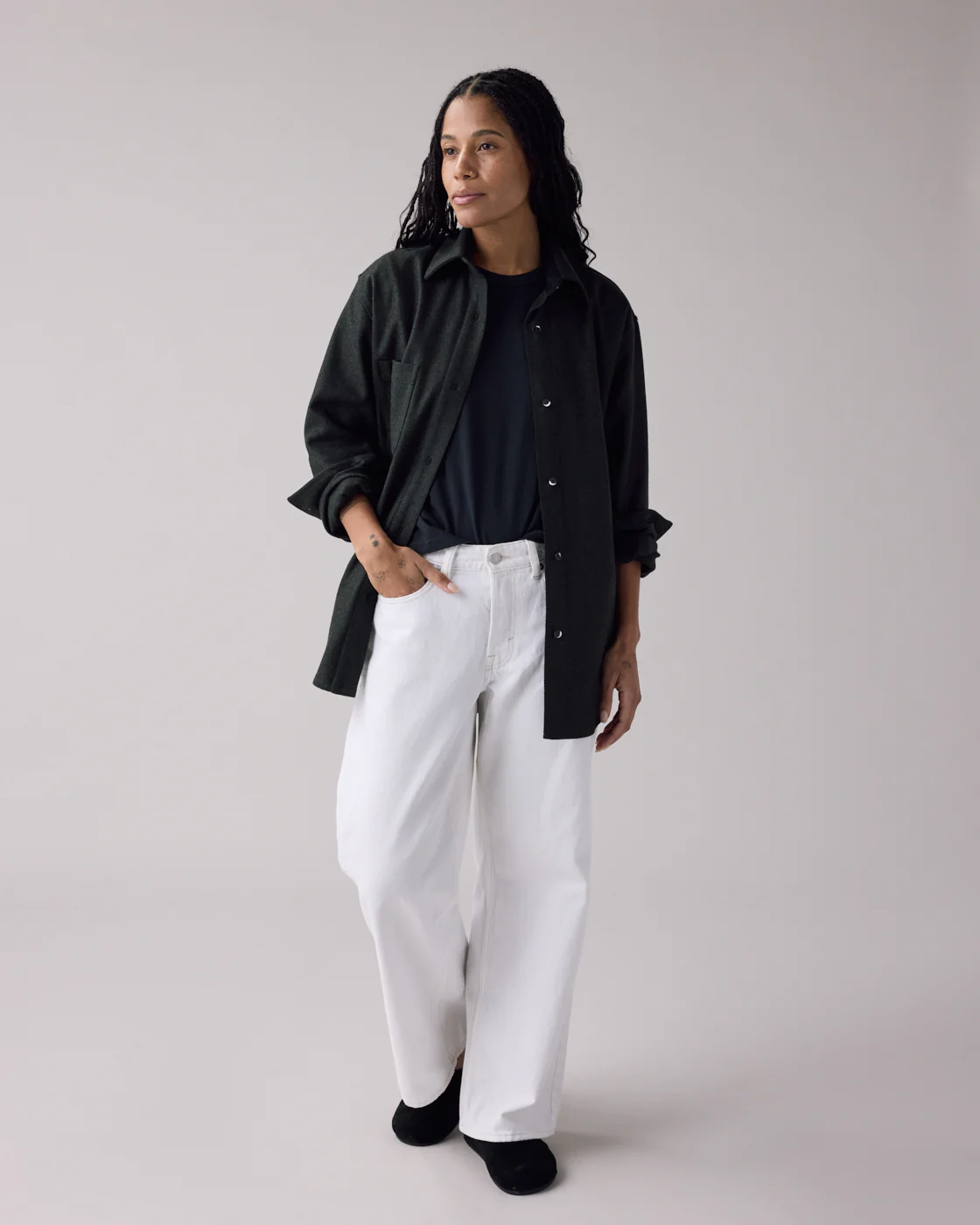 Lightweight Melton Wool (400GSM) - Image 11