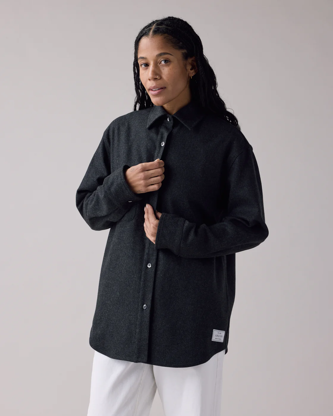 Lightweight Melton Wool (400GSM) - Image 6