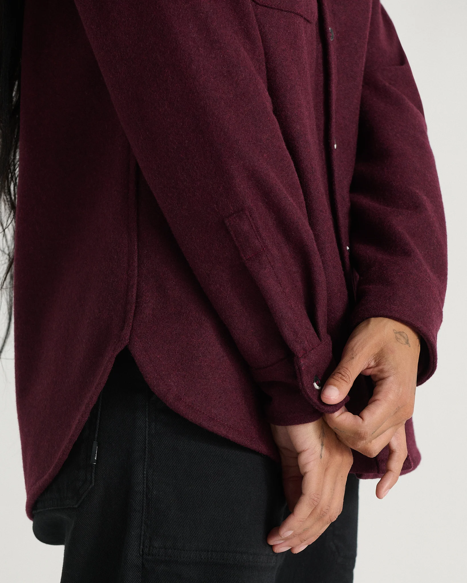 The Modern Melton Wool Shirt (600GSM) - Image 11