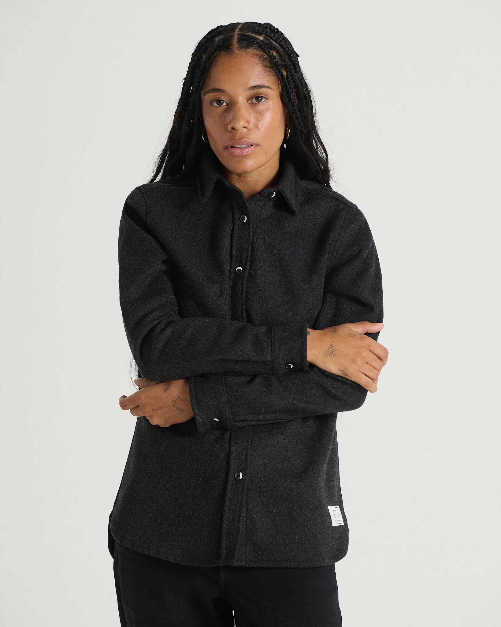 The Modern Melton Wool Shirt (600GSM) - Image 20