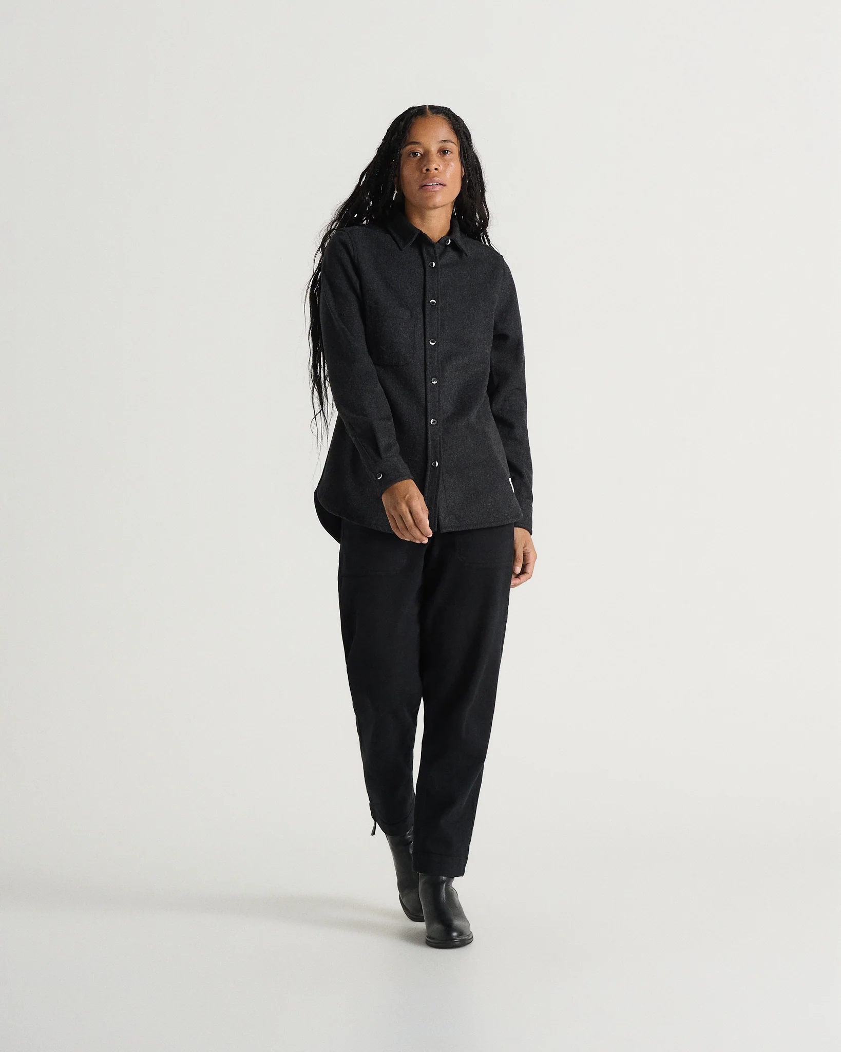 The Modern Melton Wool Shirt (600GSM) - Image 21