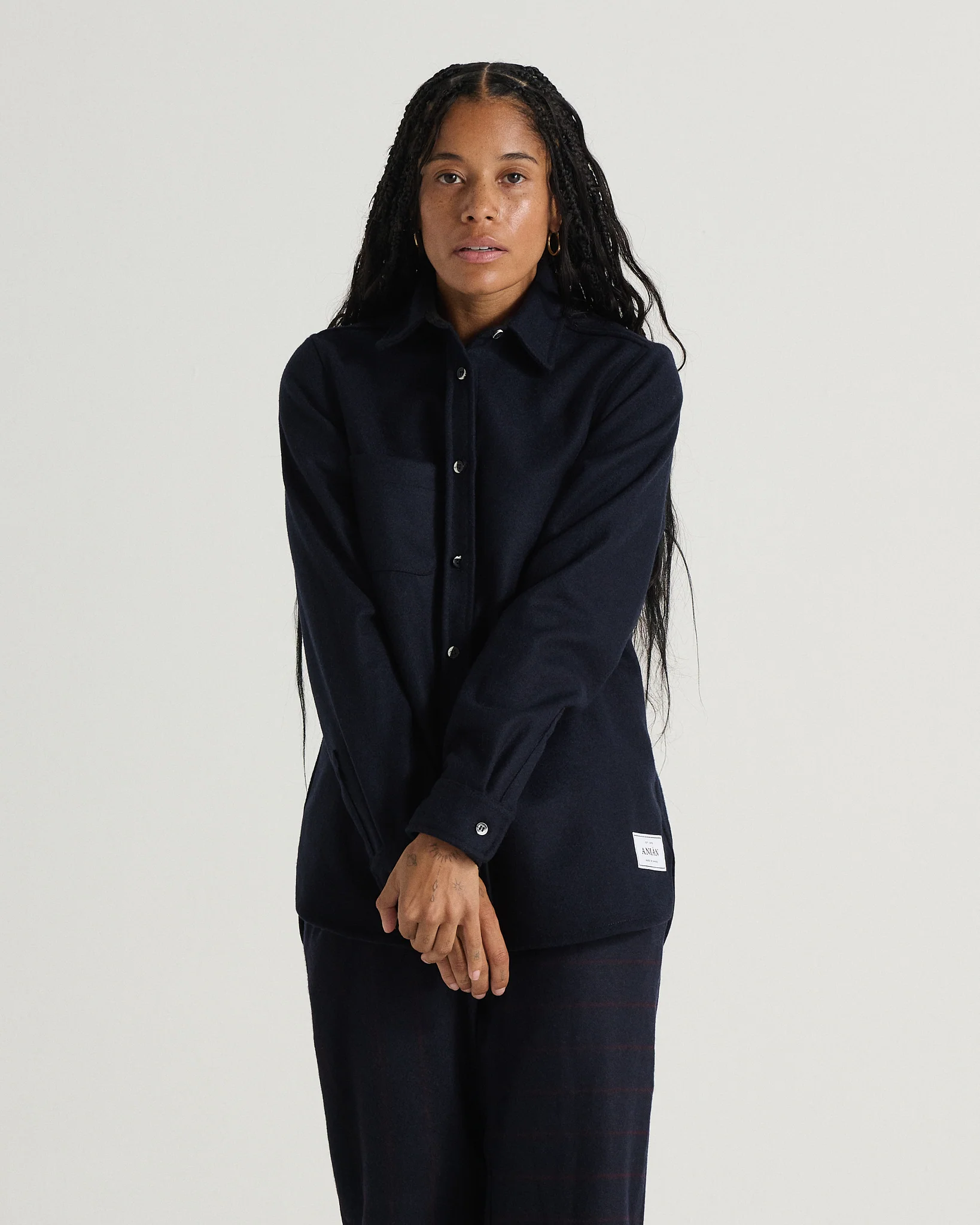 The Modern Melton Wool Shirt (600GSM) - Image 25