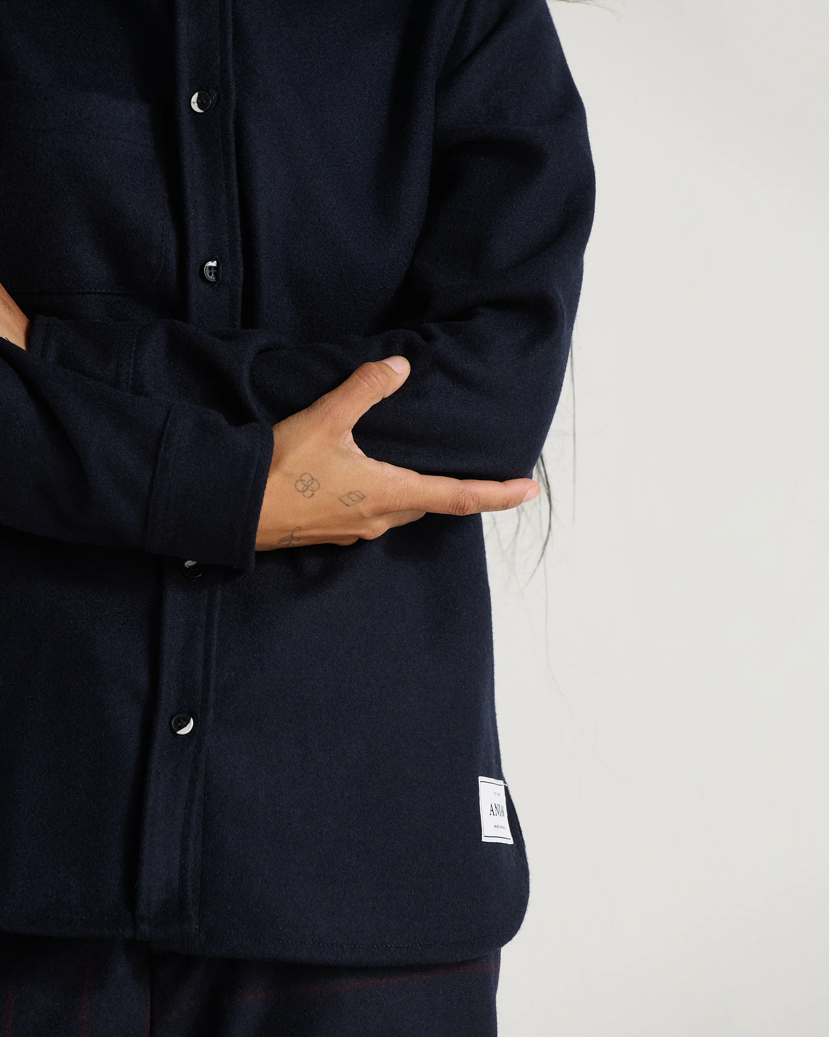 The Modern Melton Wool Shirt (600GSM) - Image 26