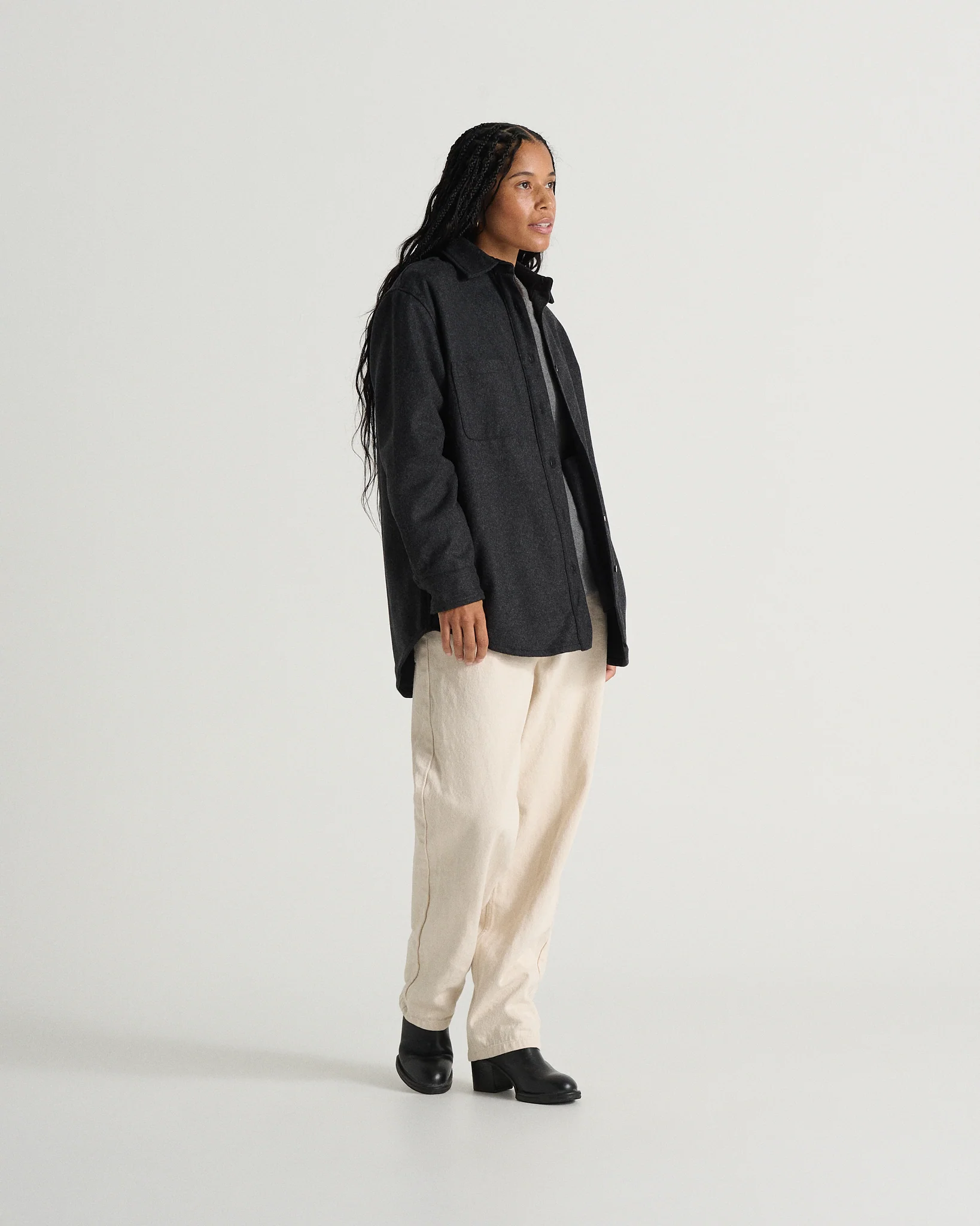 The Modern Melton Wool Shirt (600GSM) - Image 3