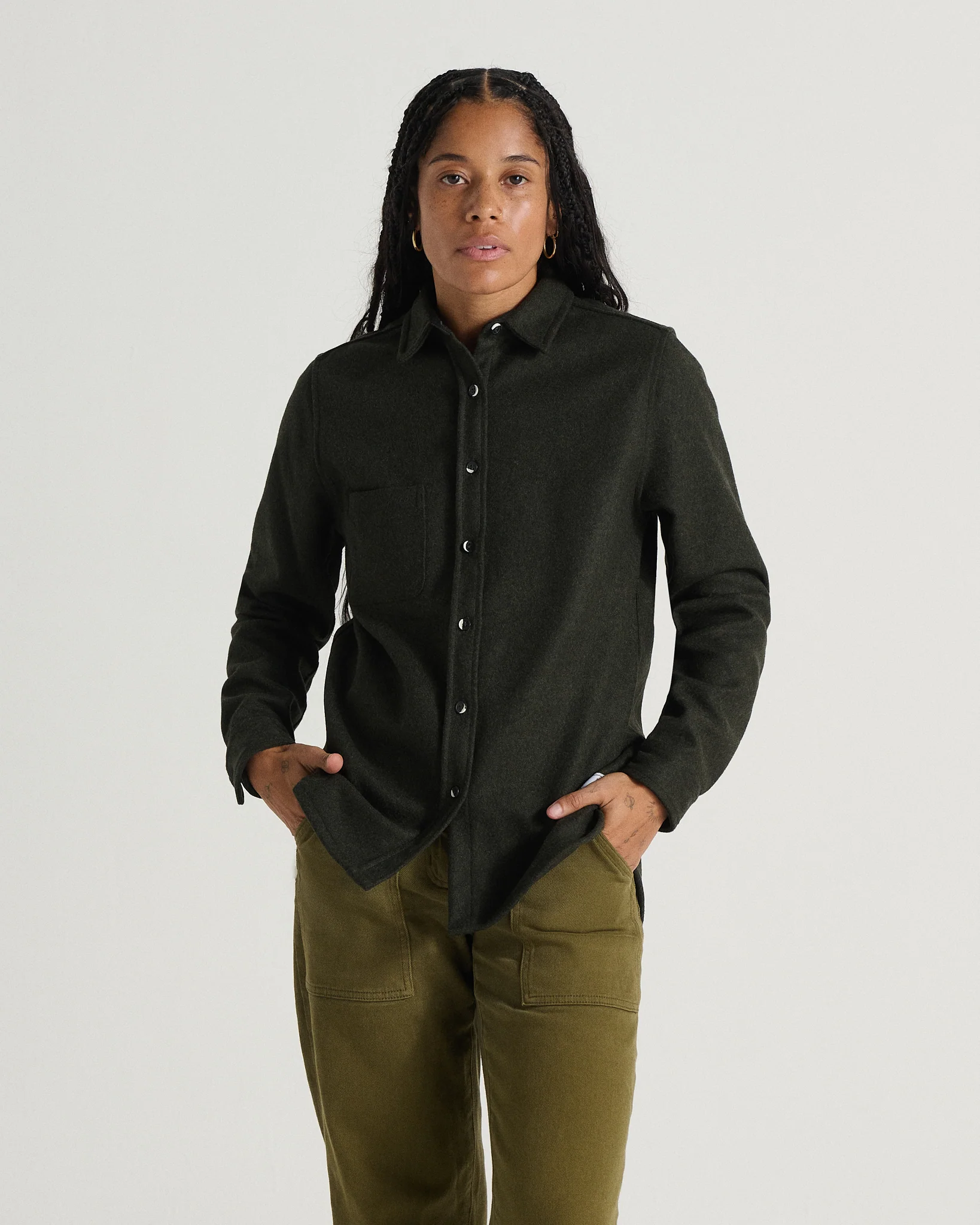 The Modern Melton Wool Shirt (600GSM) - Image 33