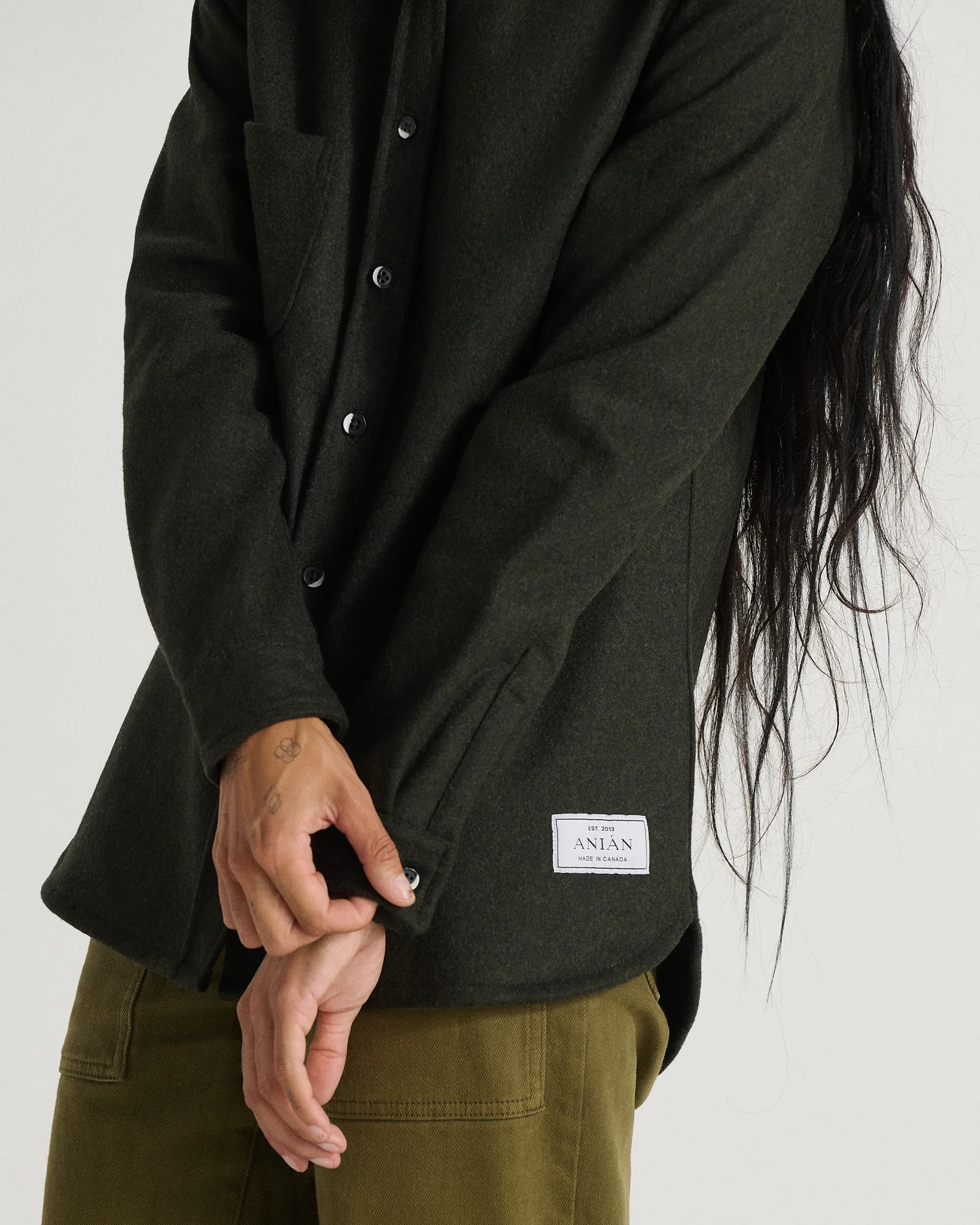 The Modern Melton Wool Shirt (600GSM) - Image 34