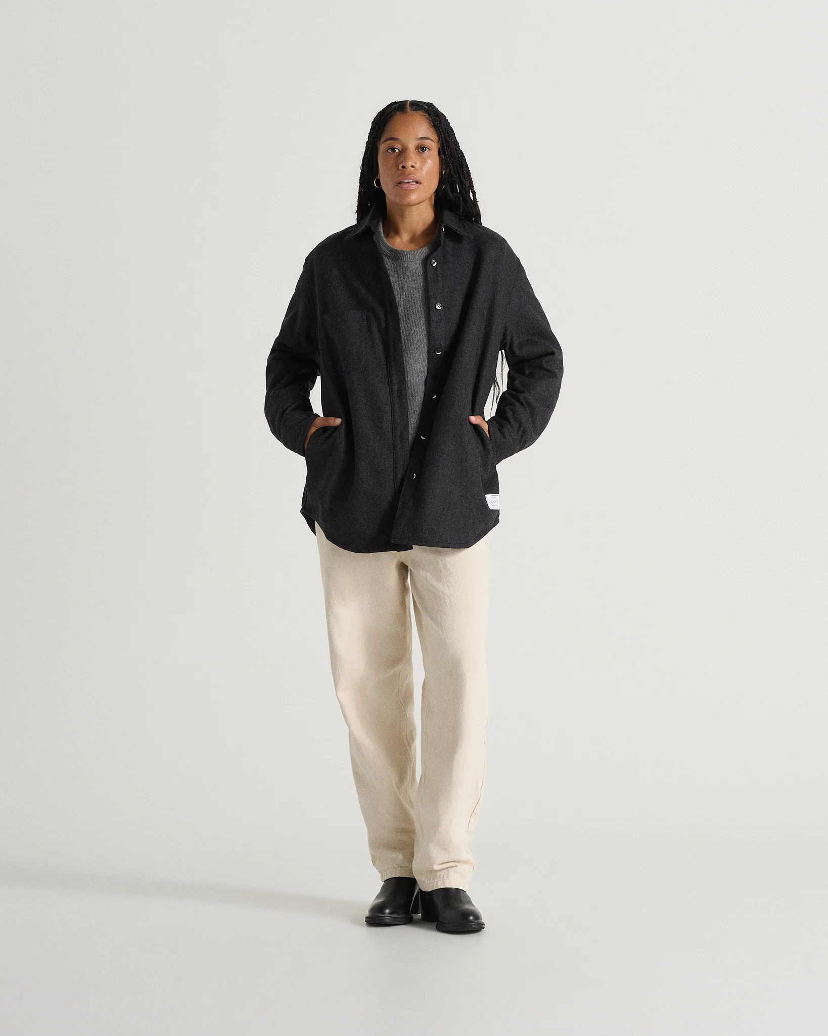 The Modern Melton Wool Shirt (600GSM) - Image 4