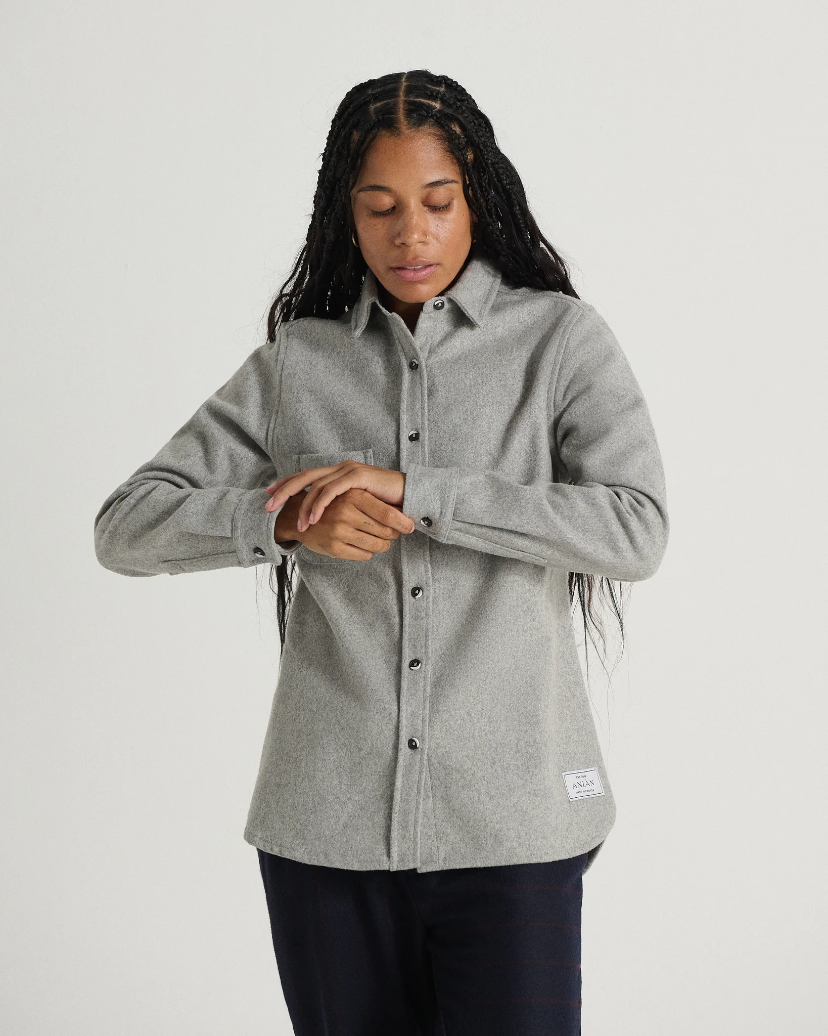 The Modern Melton Wool Shirt (600GSM) - Image 42