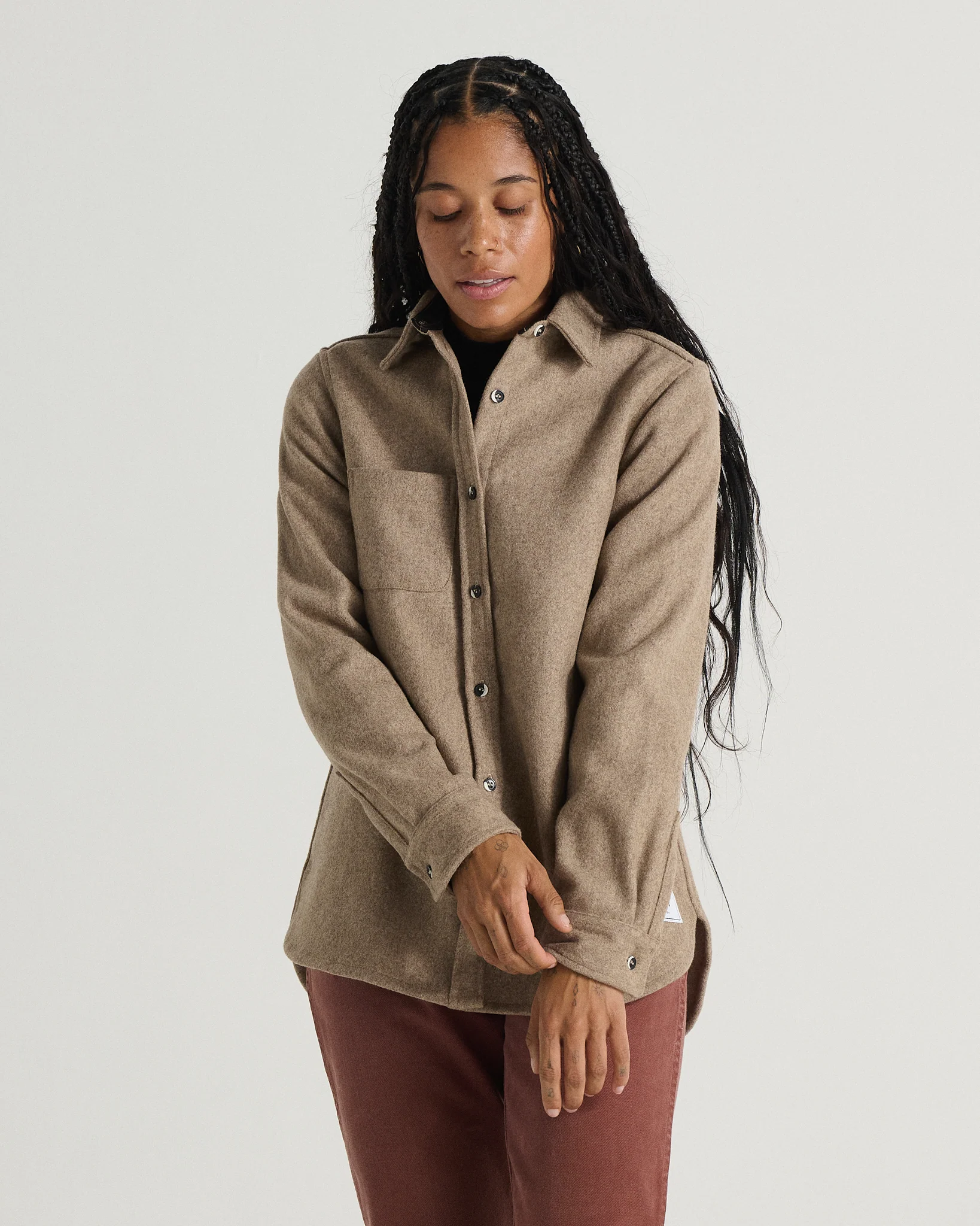 The Modern Melton Wool Shirt (600GSM) - Image 50