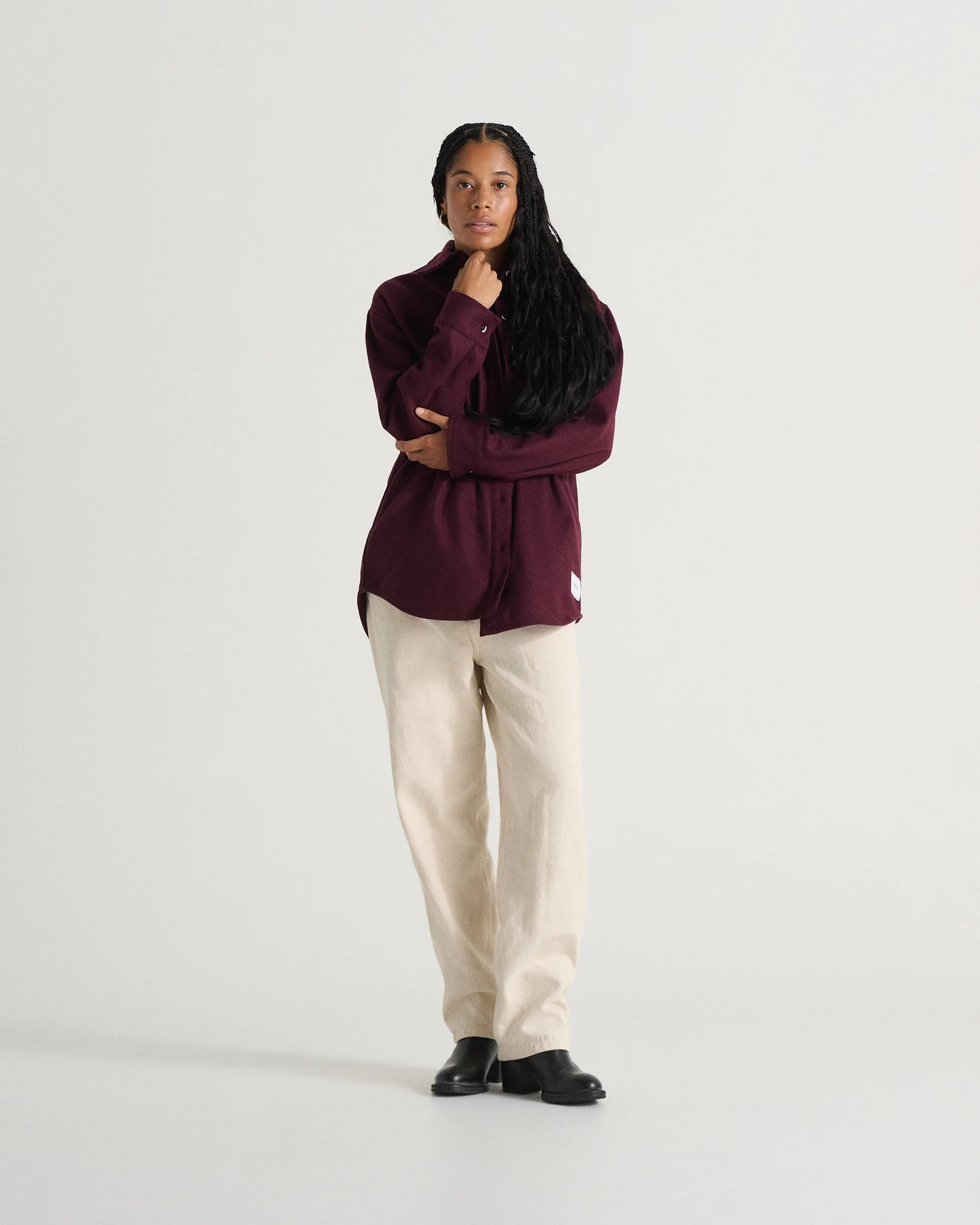 The Modern Melton Wool Shirt (600GSM) - Image 67