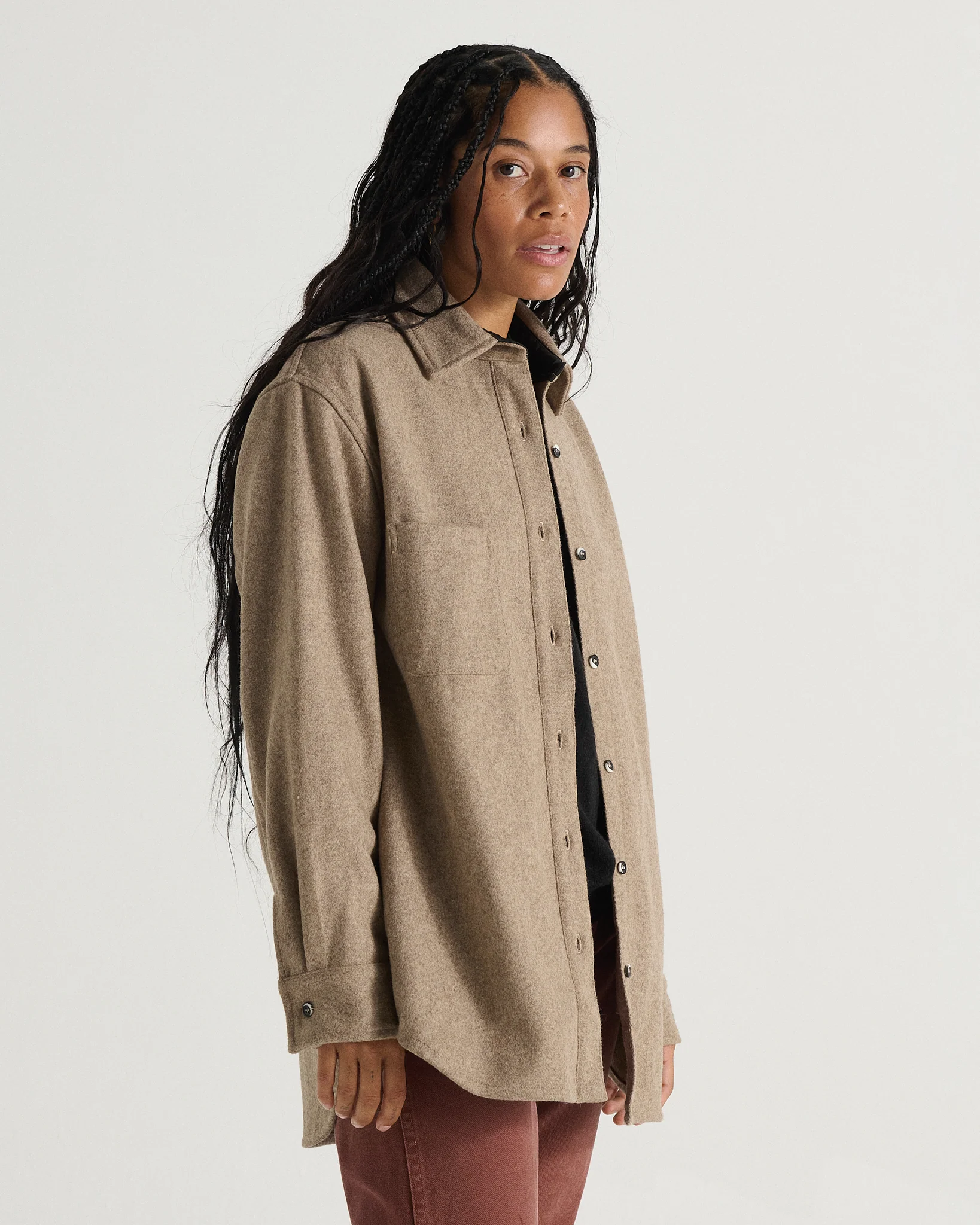The Modern Melton Wool Shirt (600GSM) - Image 79