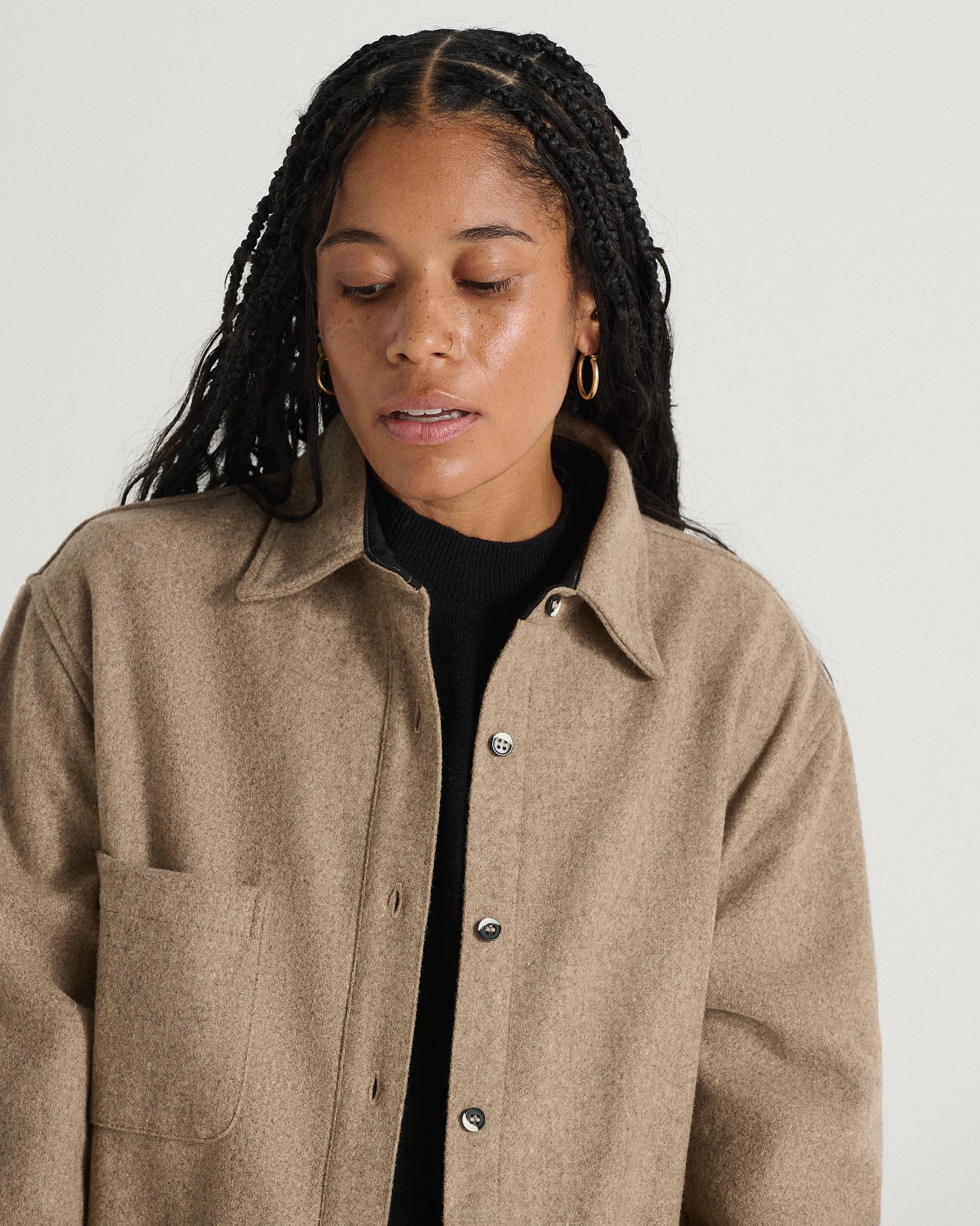 The Modern Melton Wool Shirt (600GSM) - Image 80