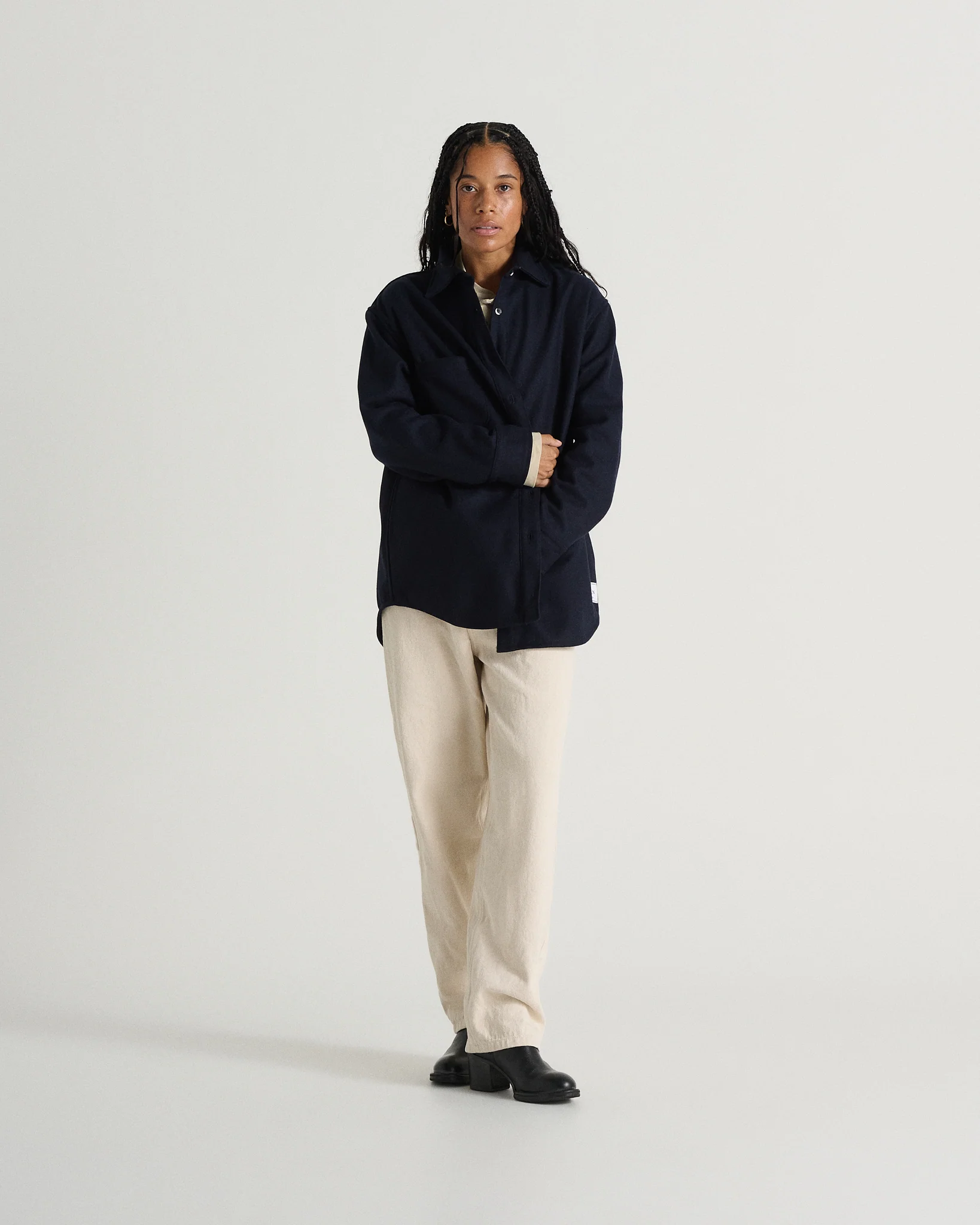 The Modern Melton Wool Shirt (600GSM) - Image 87