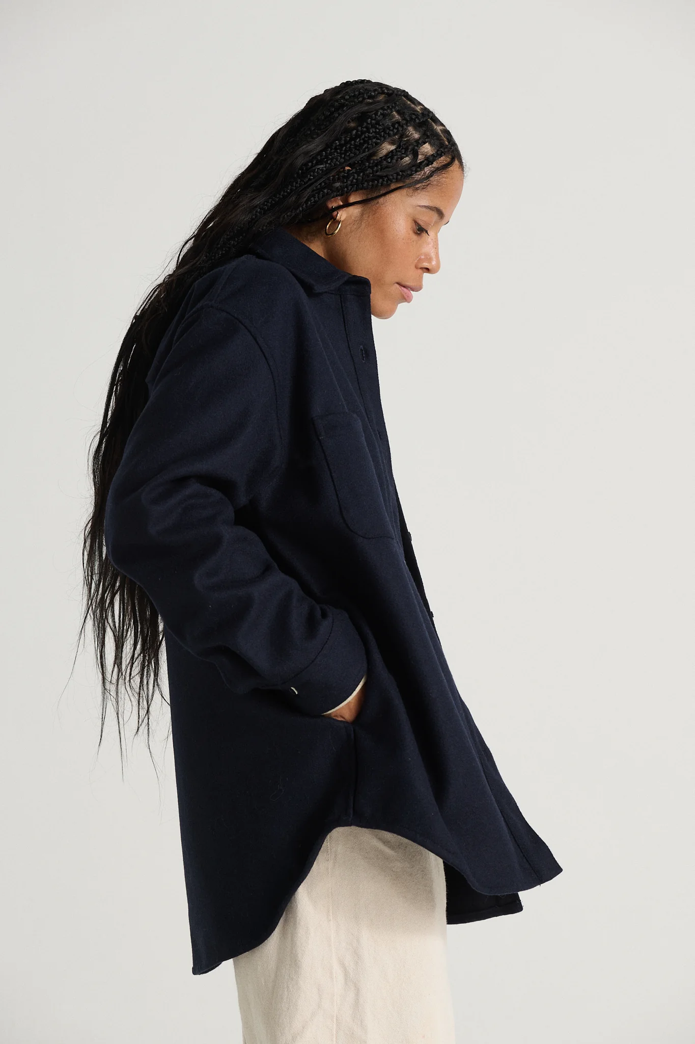 The Modern Melton Wool Shirt (600GSM) - Image 88