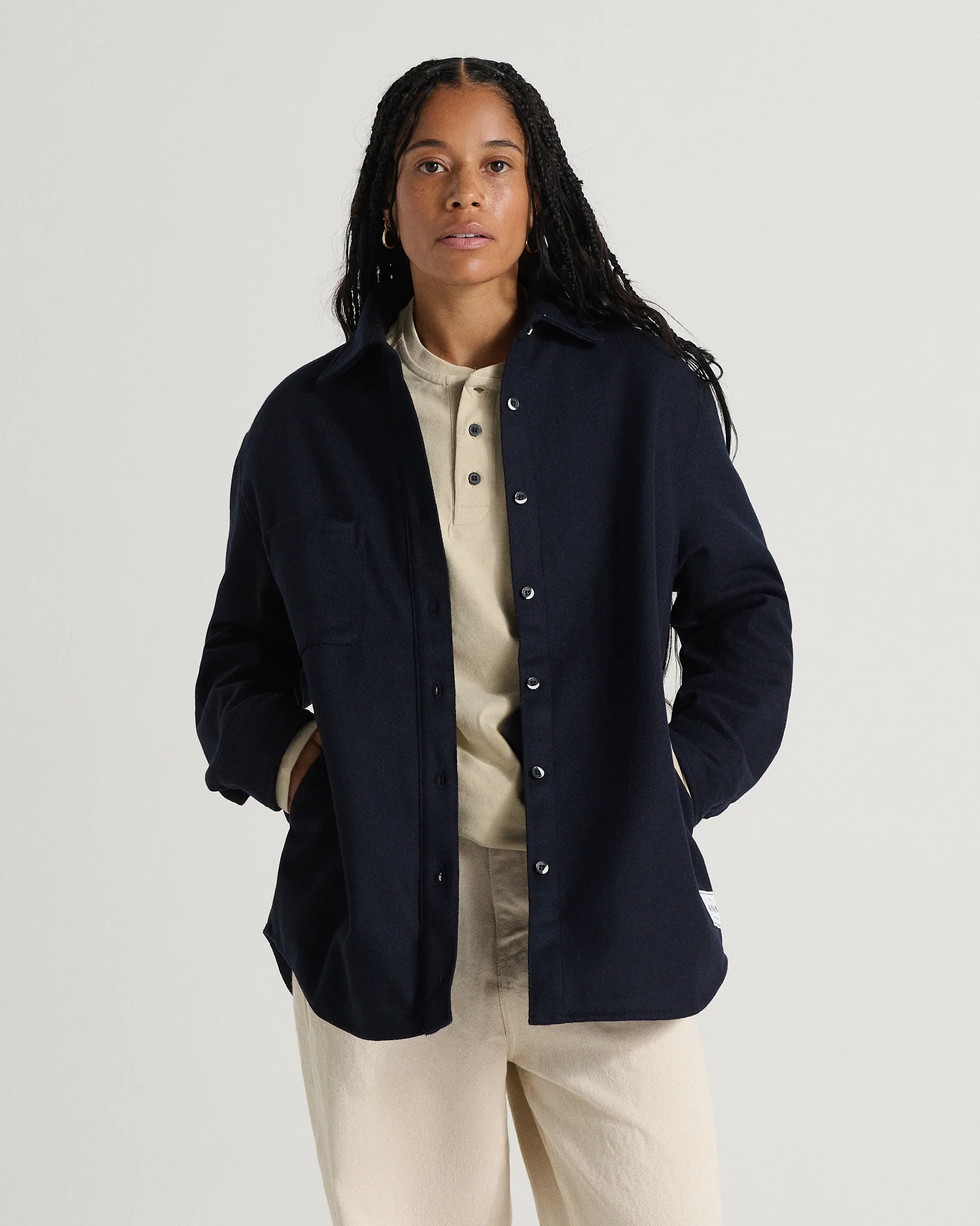 The Modern Melton Wool Shirt (600GSM) - Image 89