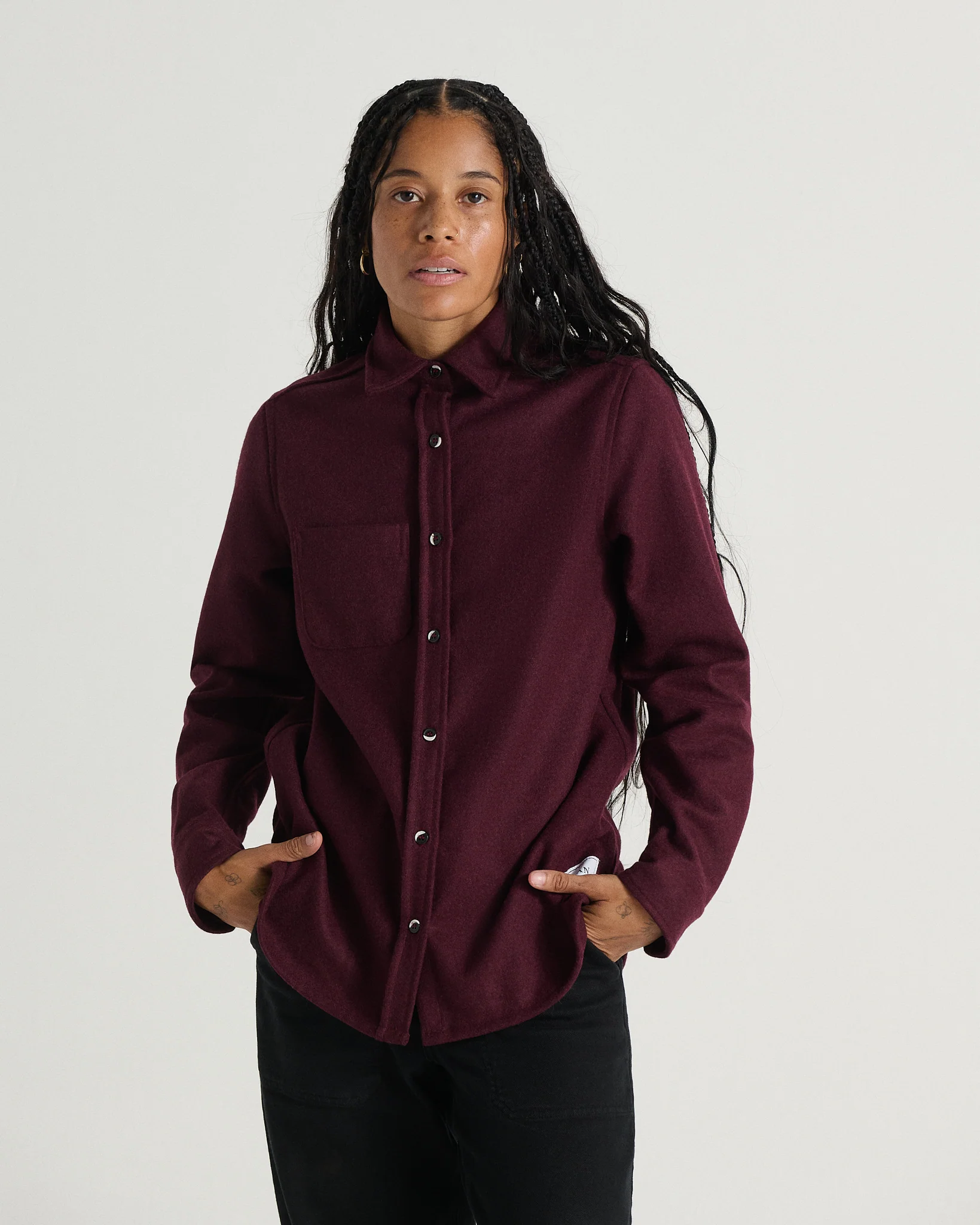 The Modern Melton Wool Shirt (600GSM) - Image 9