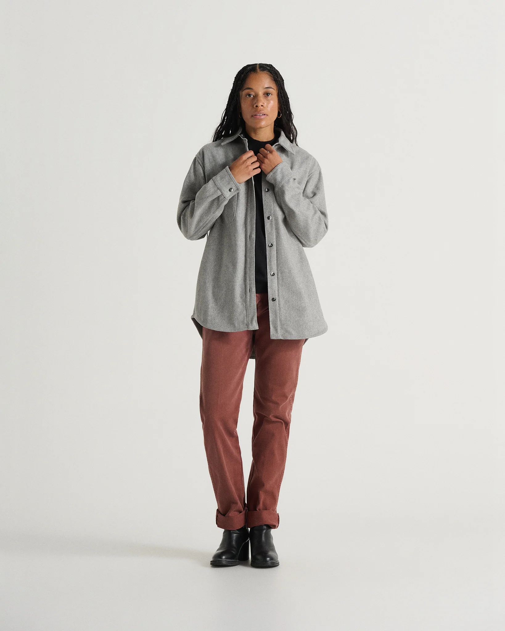 The Modern Melton Wool Shirt (600GSM) - Image 91