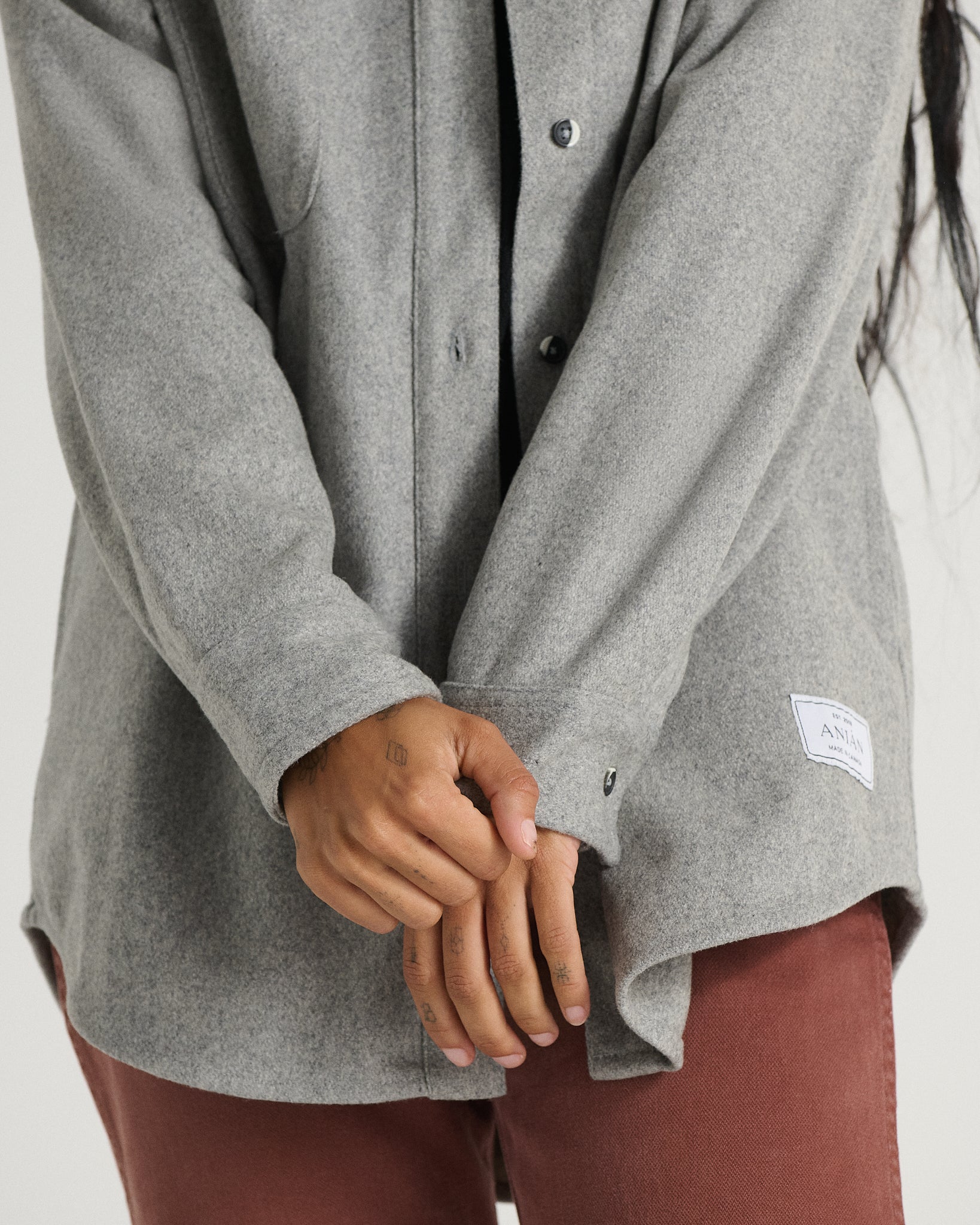 The Modern Melton Wool Shirt (600GSM) - Image 92